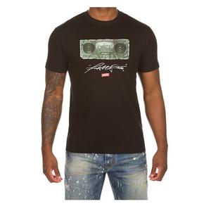AKOO Men's Money Talks Short Sleeve Tee - Black - BLACK
