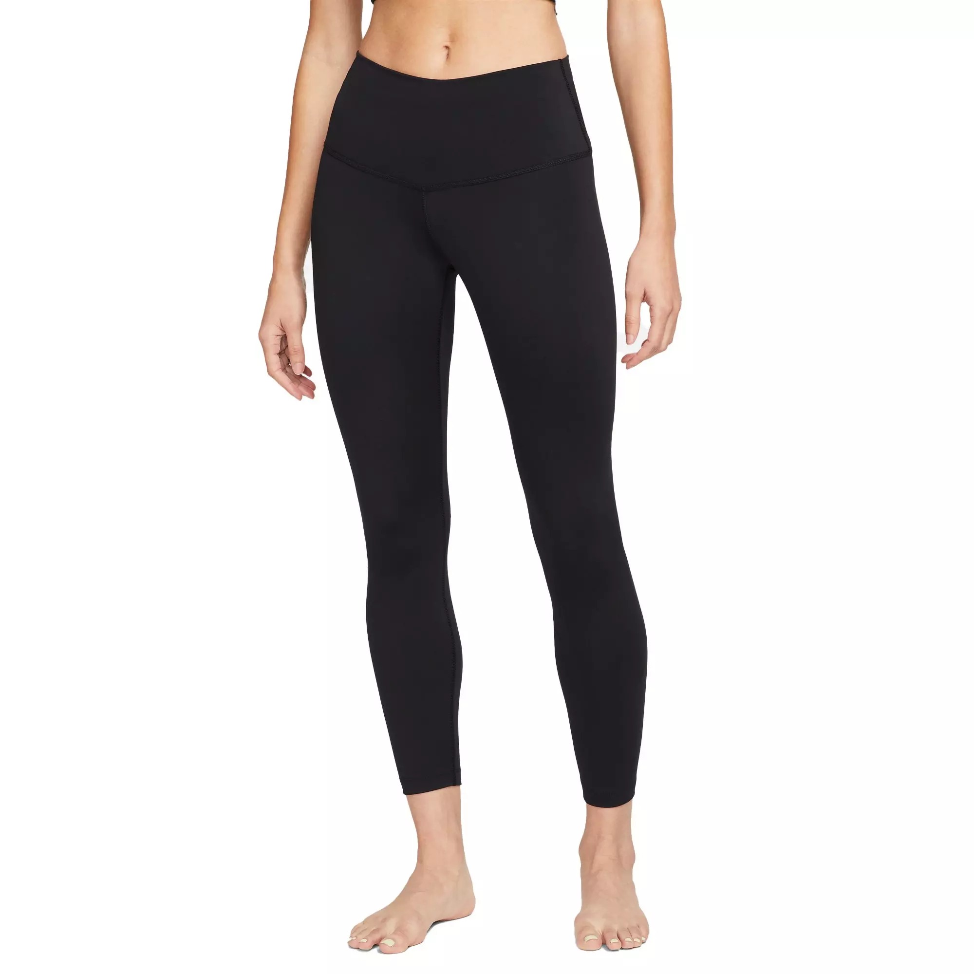 NEW Nike Yoga Women's High-Waisted Dri-FIT 7/8 Leggings Black