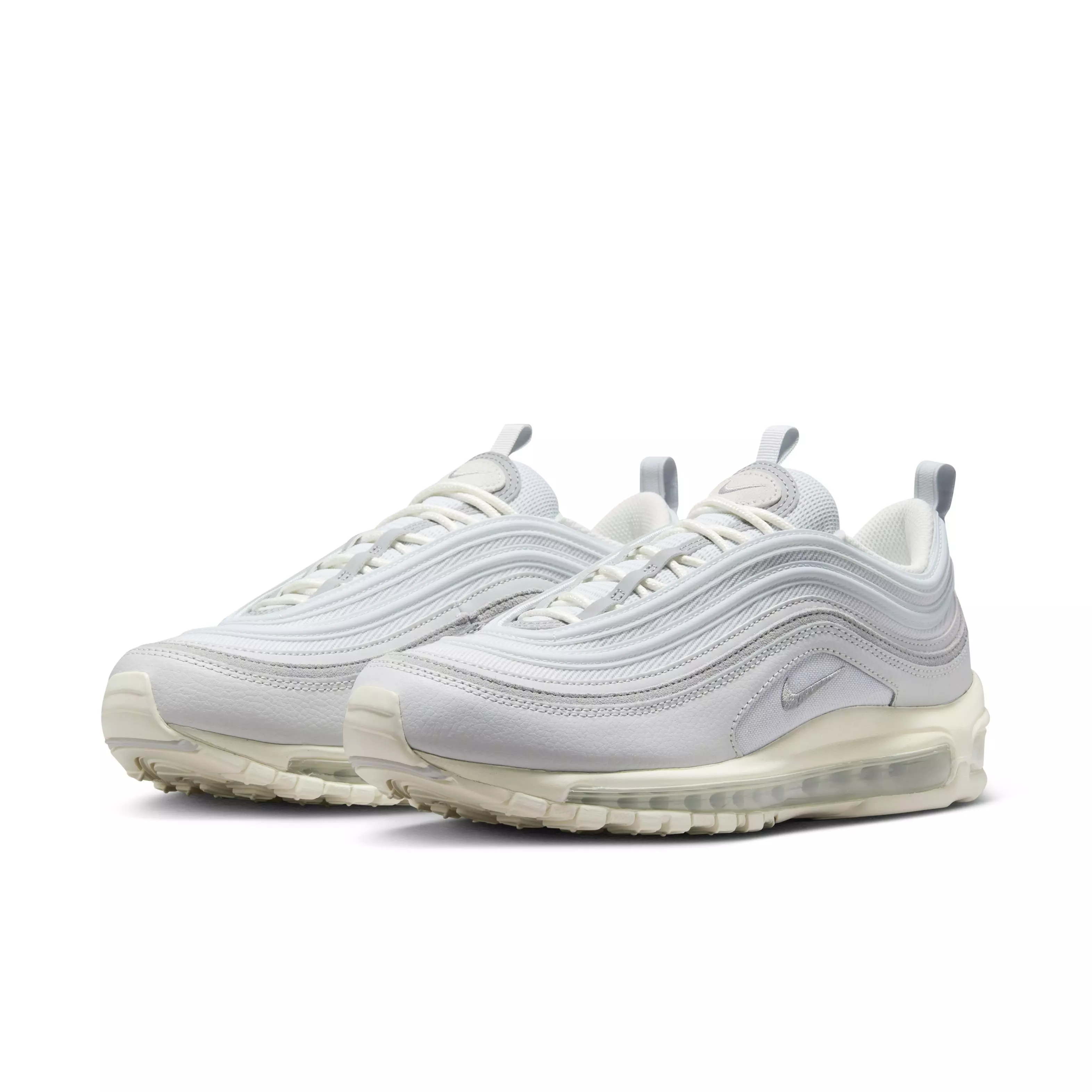 Nike Air Max 97 "Pure Platinum/Wolf Grey/Wolf Grey/Sail" Men's Shoe - PLATINUM/GREY/GREY/SAIL