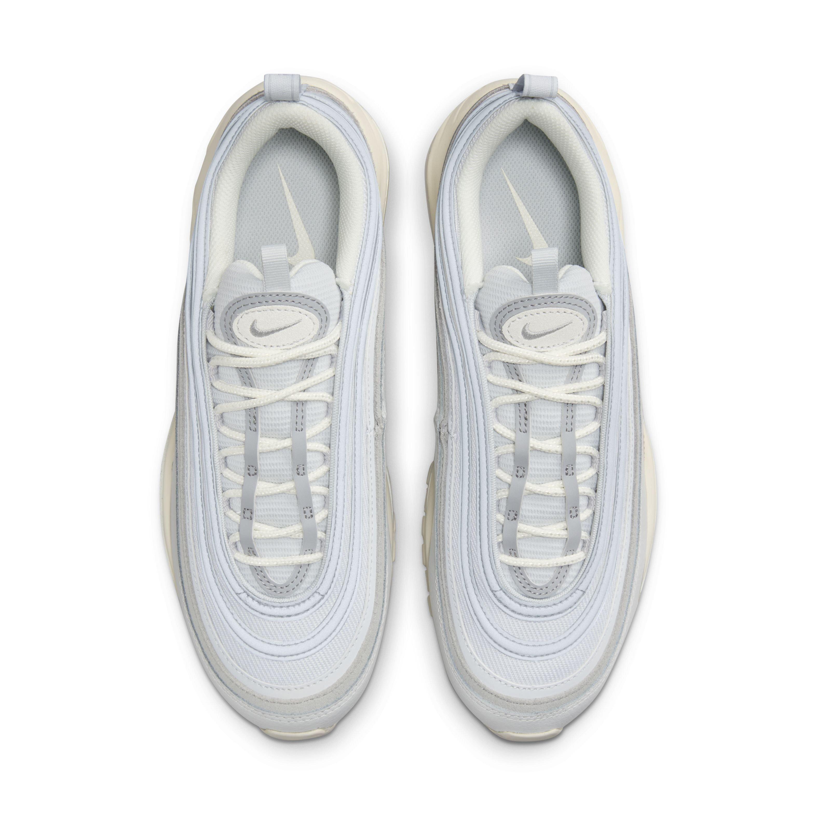 Nike Air Max 97 "Pure Platinum/Wolf Grey/Wolf Grey/Sail" Men's Shoe - PLATINUM/GREY/GREY/SAIL Thumbnail View 4