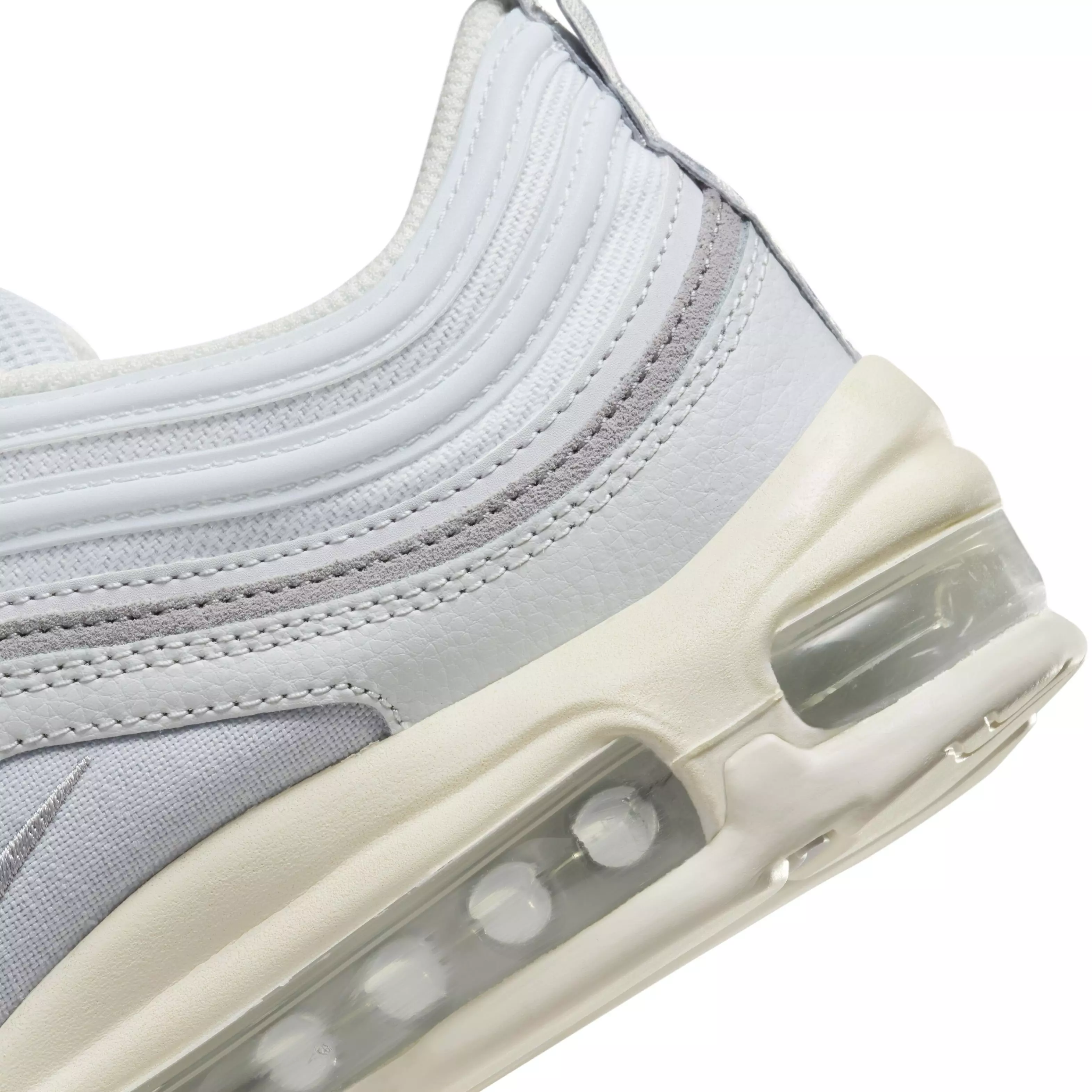 Nike Air Max 97 "Pure Platinum/Wolf Grey/Wolf Grey/Sail" Men's Shoe - PLATINUM/GREY/GREY/SAIL