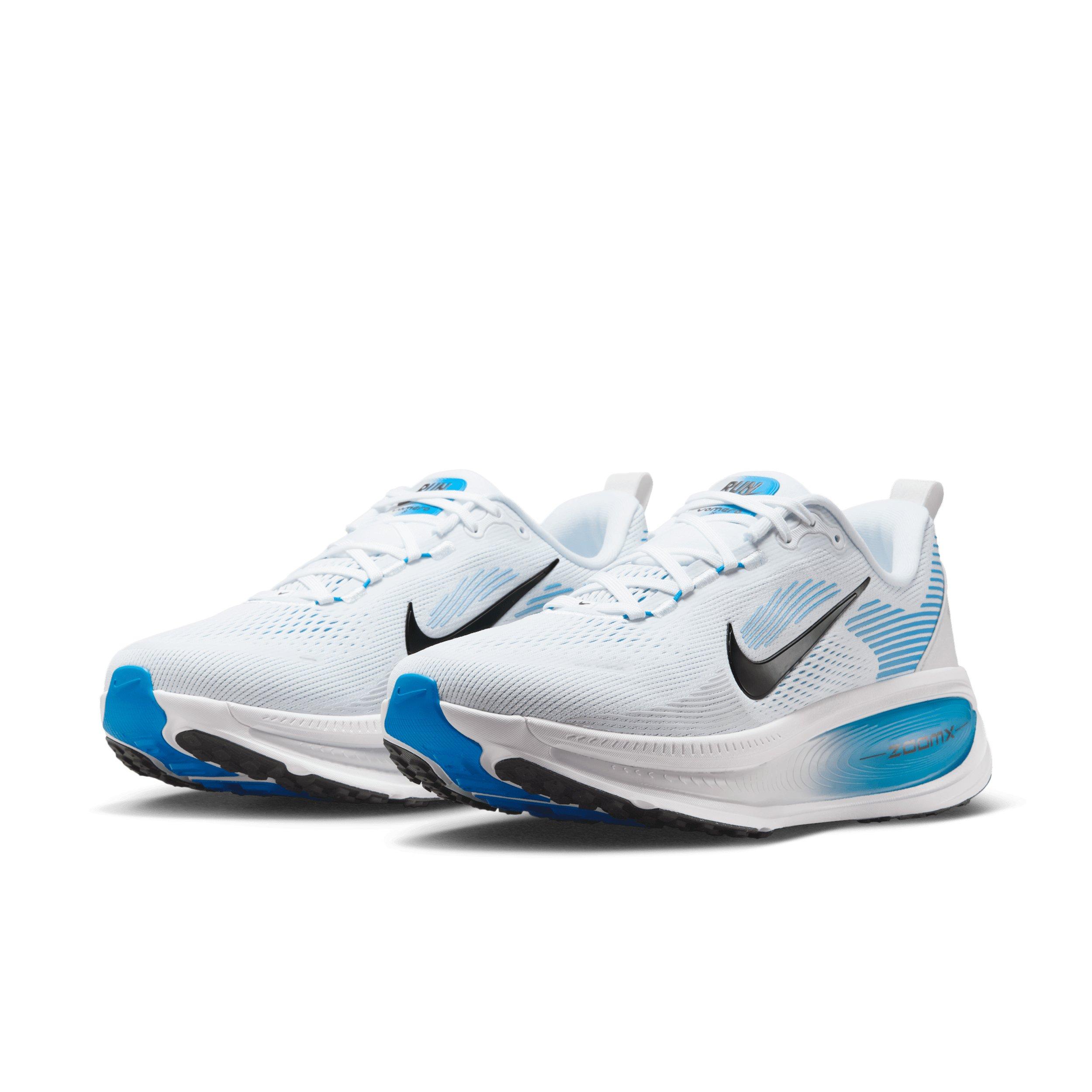 Nike Vomero 18 "White/Blue Hero/Black" Men's Running Shoe - WHITE/BLUE/BLACK Thumbnail View 3