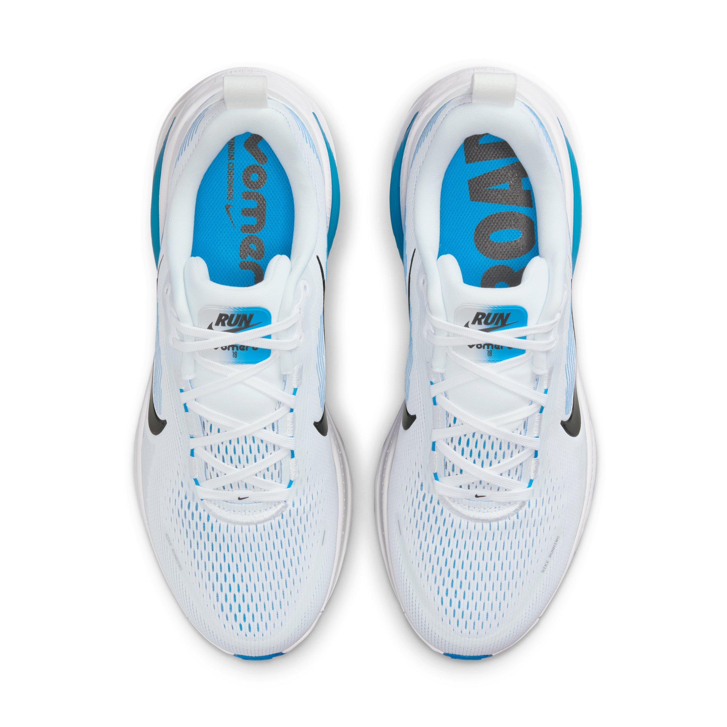 Nike Vomero 18 "White/Blue Hero/Black" Men's Running Shoe - WHITE/BLUE/BLACK Thumbnail View 4