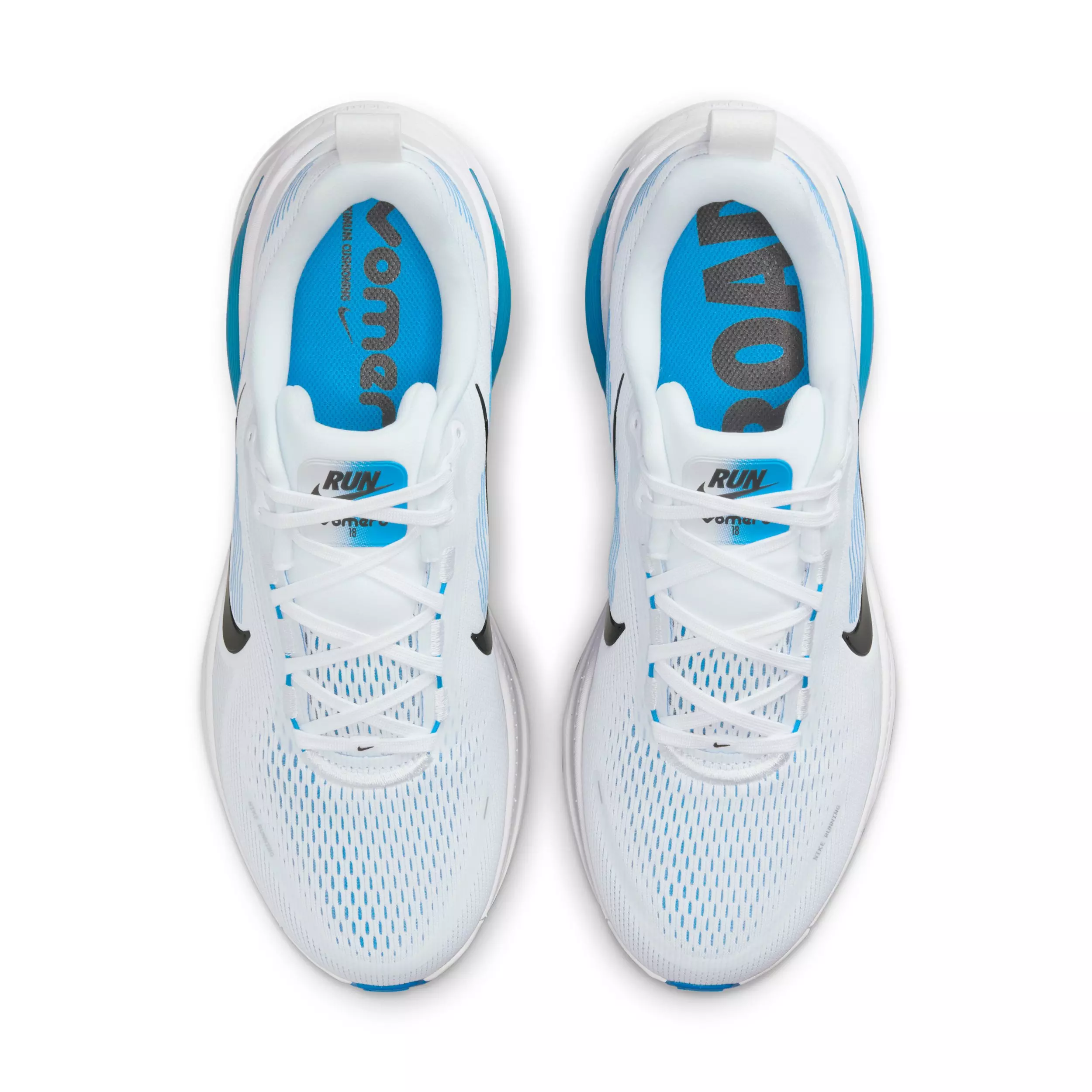 Nike Vomero 18 "White/Blue Hero/Black" Men's Running Shoe - WHITE/BLUE/BLACK
