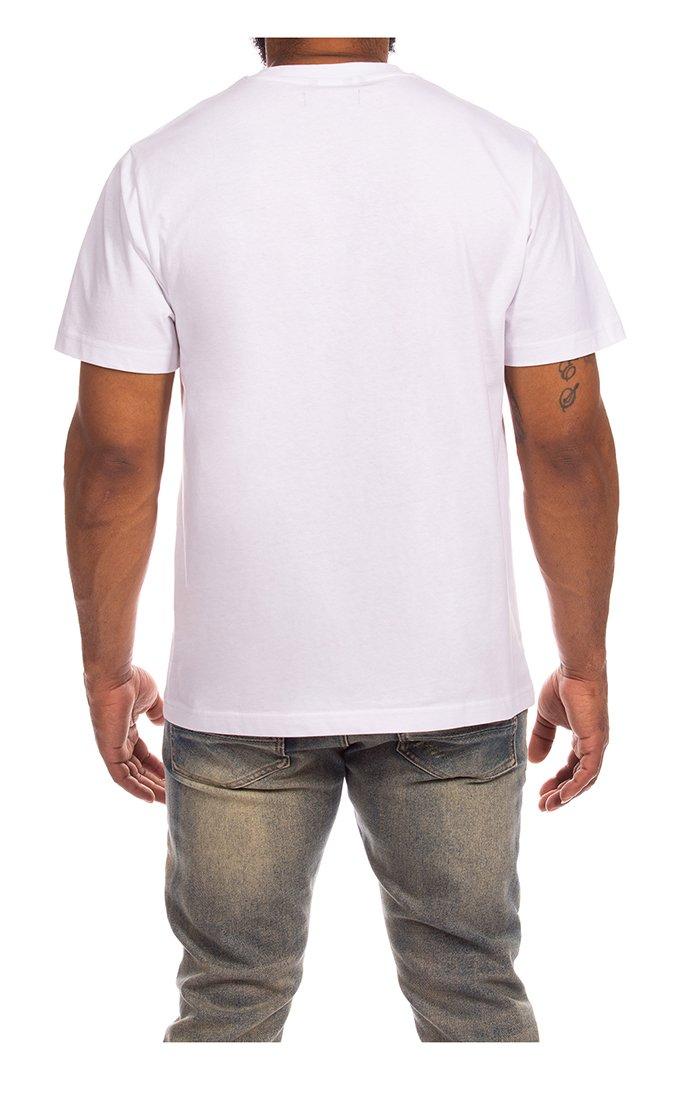 AKOO Men's No Hitter Short Sleeve Knit Tee - White - WHITE