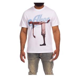 AKOO Men's No Hitter Short Sleeve Knit Tee - White - WHITE