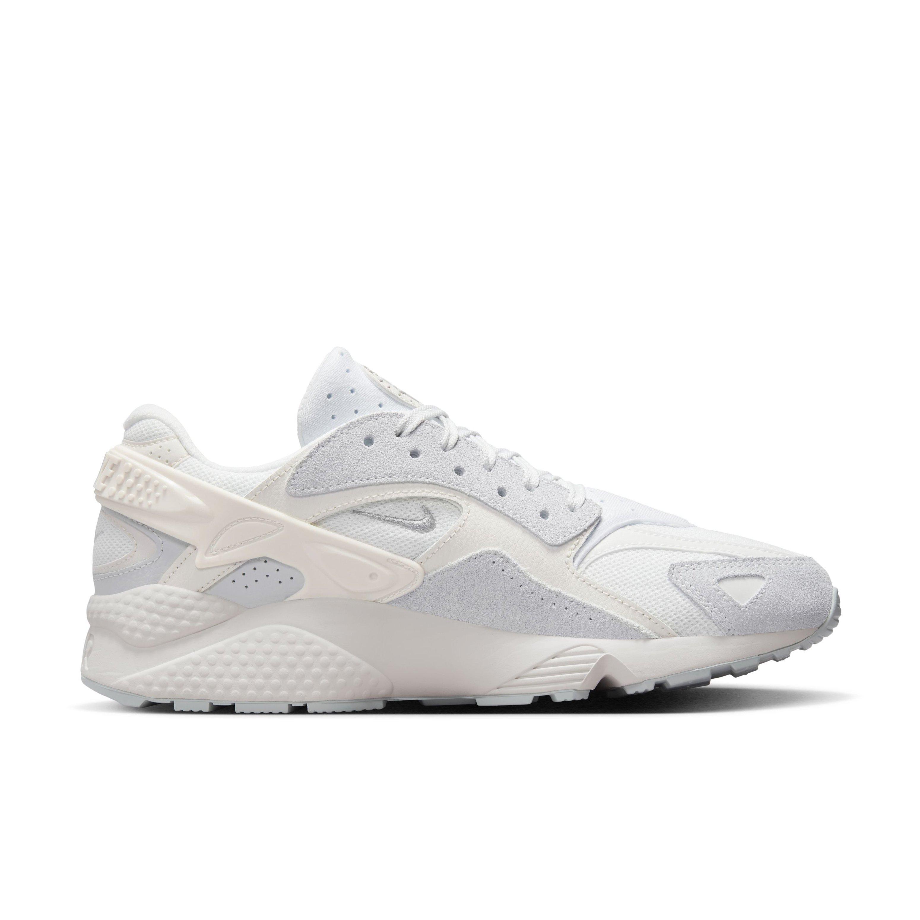 Nike Air Huarache Runner "Summit White/Metallic Silver/White" Men's Shoe - WHITE/SILVER Thumbnail View 1