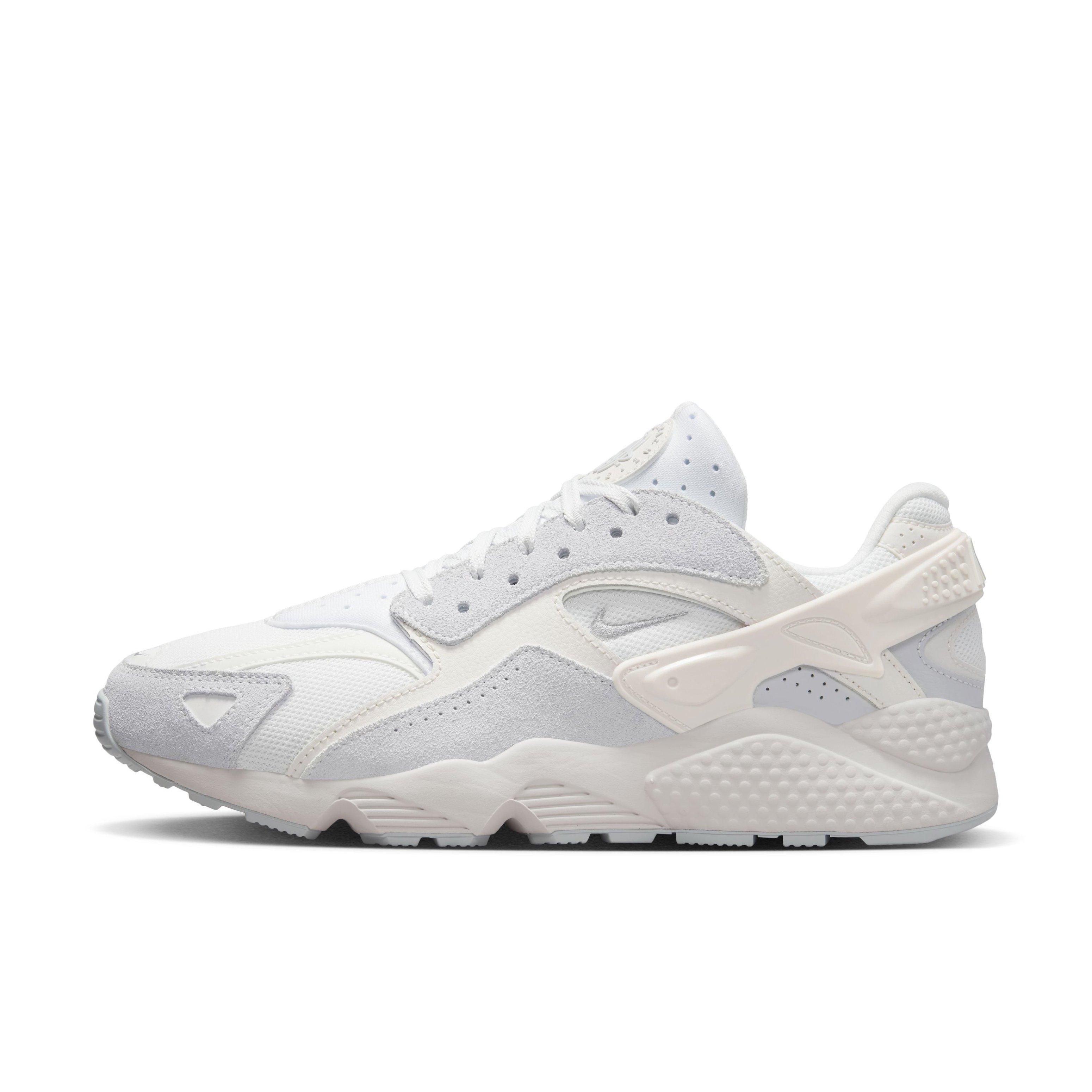 Nike Air Huarache Runner "Summit White/Metallic Silver/White" Men's Shoe - WHITE/SILVER Thumbnail View 2