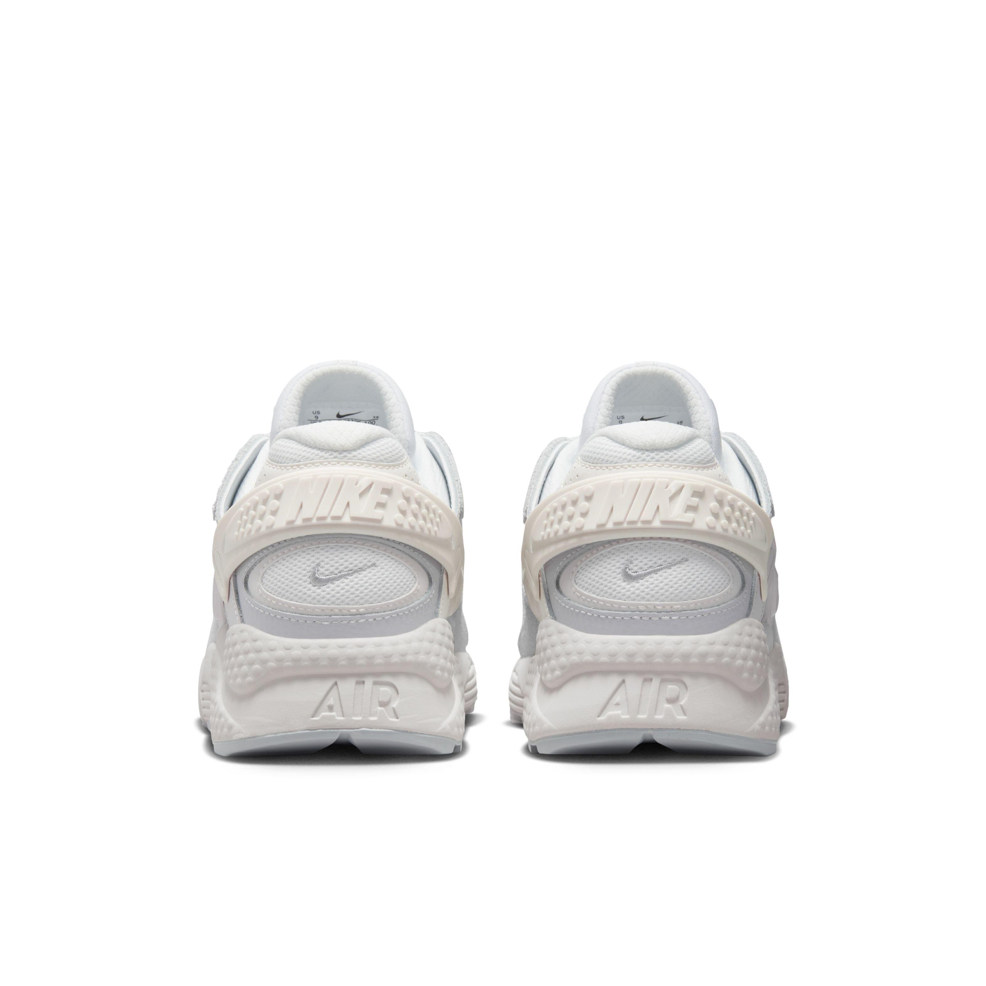 Nike Air Huarache Runner "Summit White/Metallic Silver/White" Men's Shoe - WHITE/SILVER Thumbnail View 5