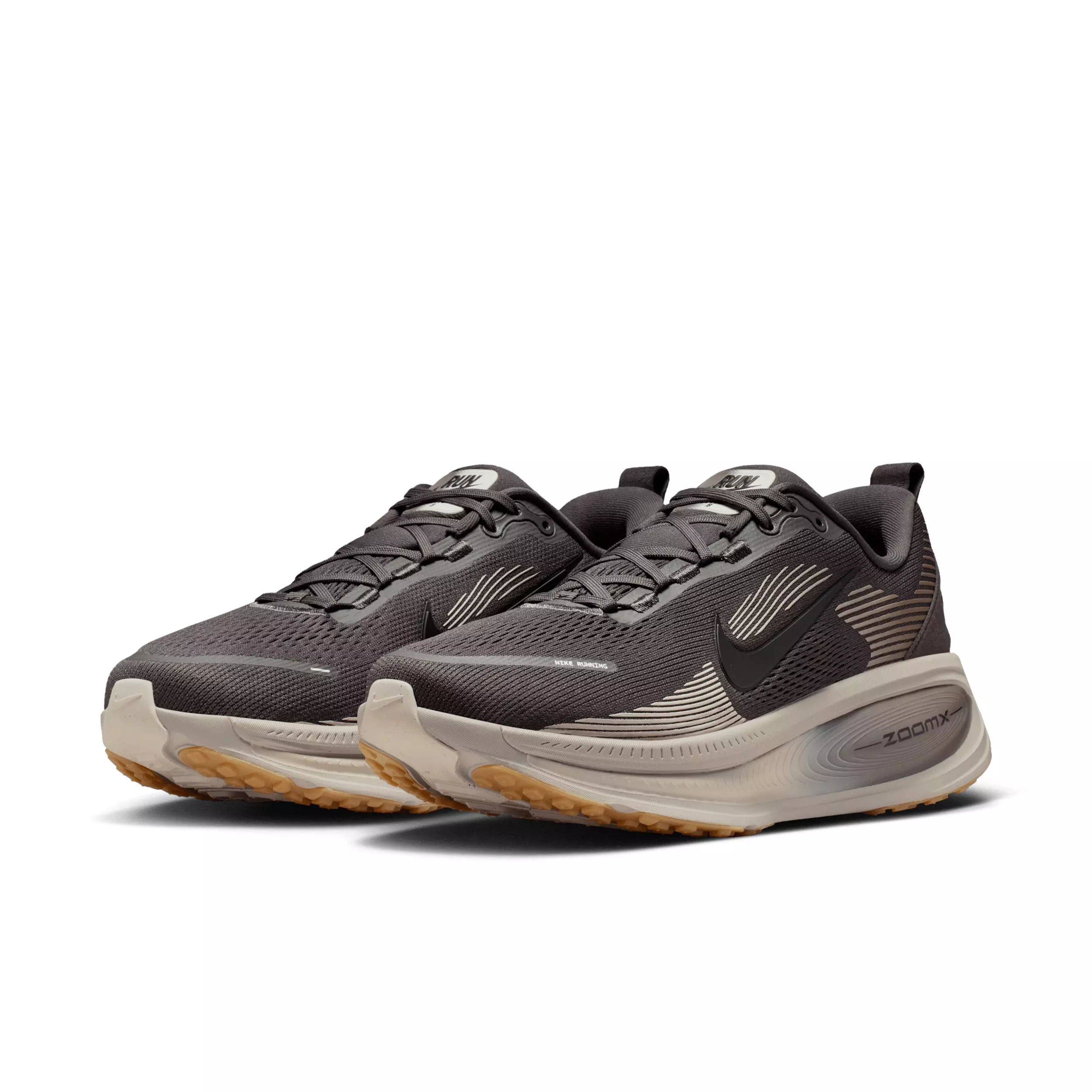 Nike Vomero 18 "Medium Ash/College Grey/Pale Ivory/Black" Men's Running Shoe - MD ASH/GREY/IVORY/BLACK