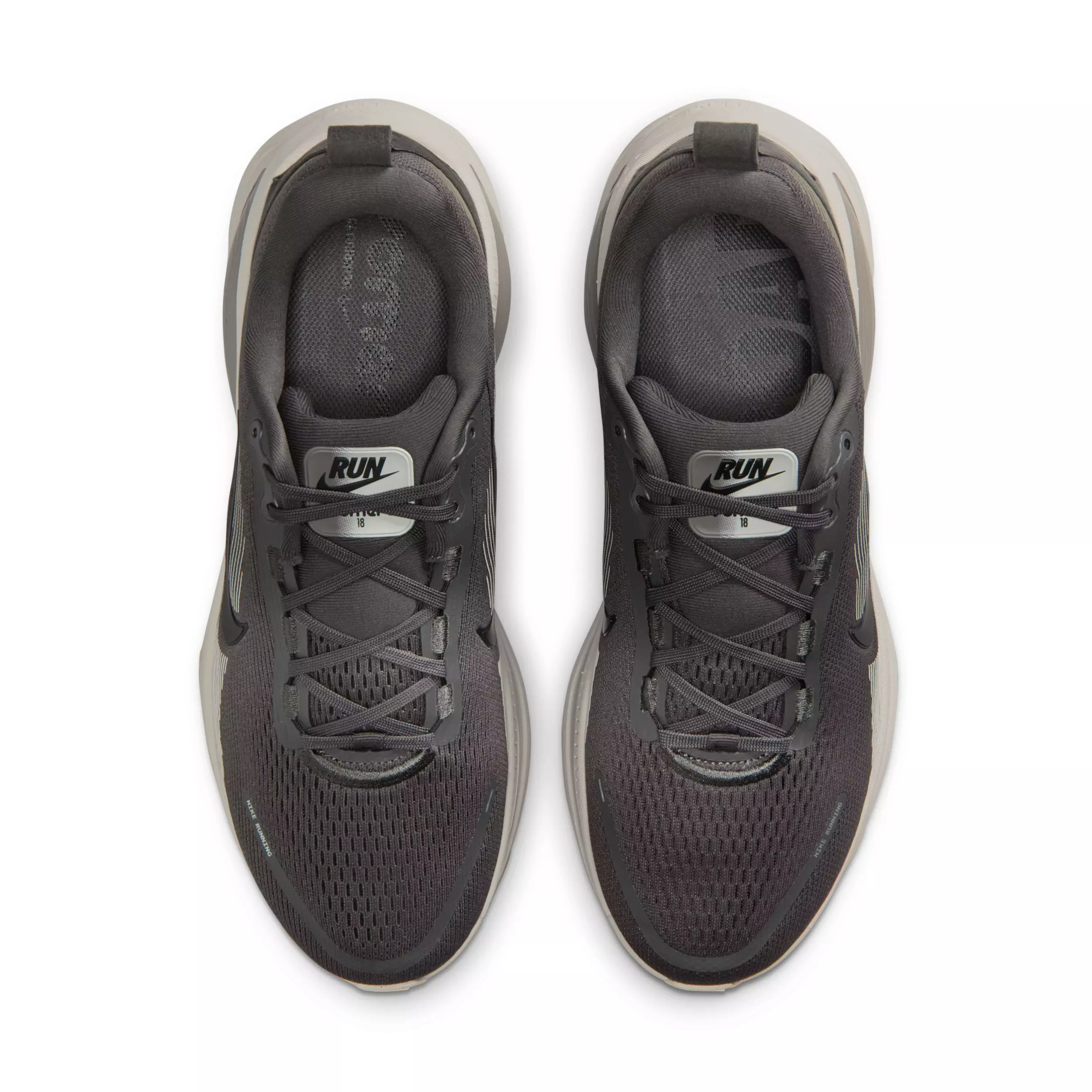 Nike Vomero 18 "Medium Ash/College Grey/Pale Ivory/Black" Men's Running Shoe - MD ASH/GREY/IVORY/BLACK