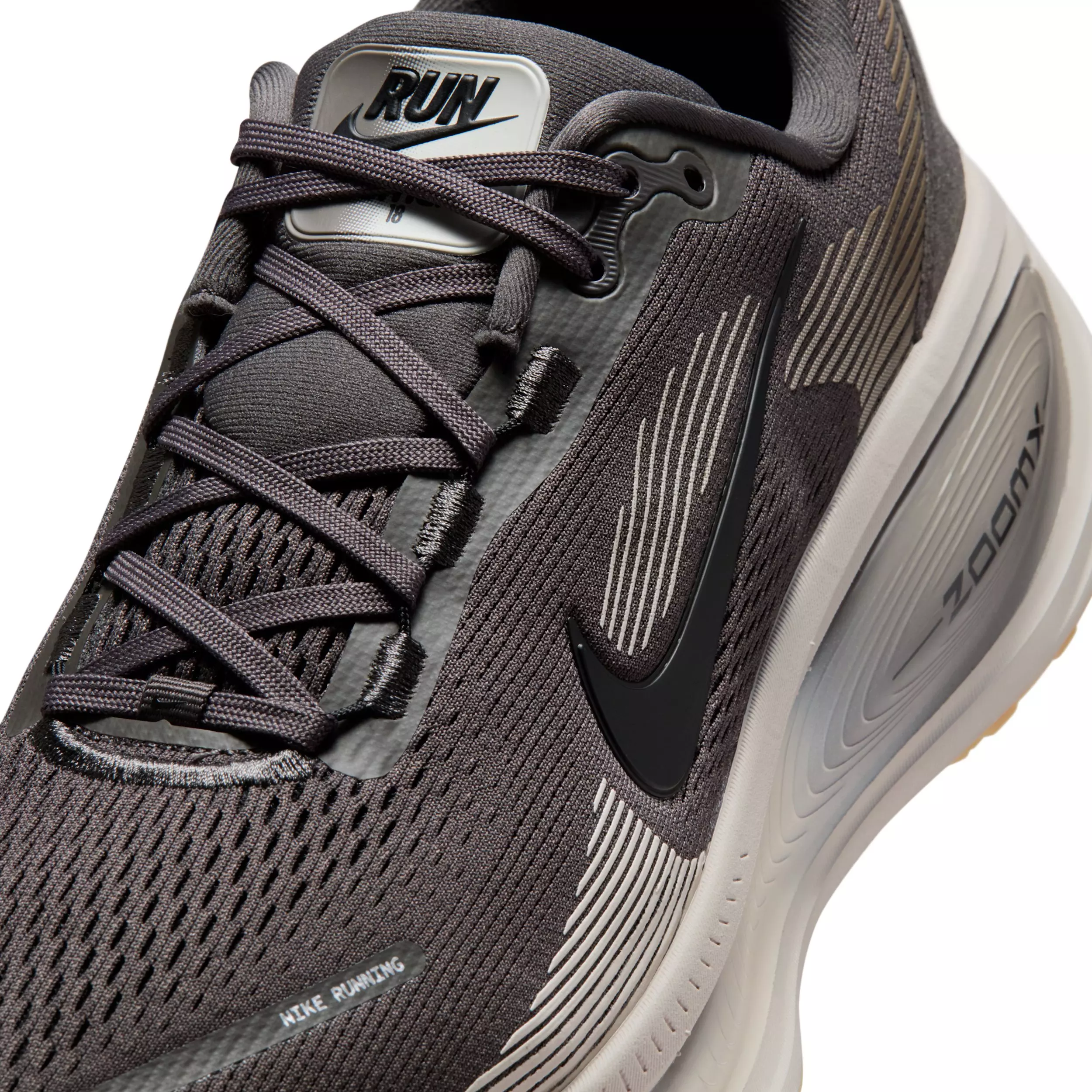Nike Vomero 18 "Medium Ash/College Grey/Pale Ivory/Black" Men's Running Shoe - MD ASH/GREY/IVORY/BLACK
