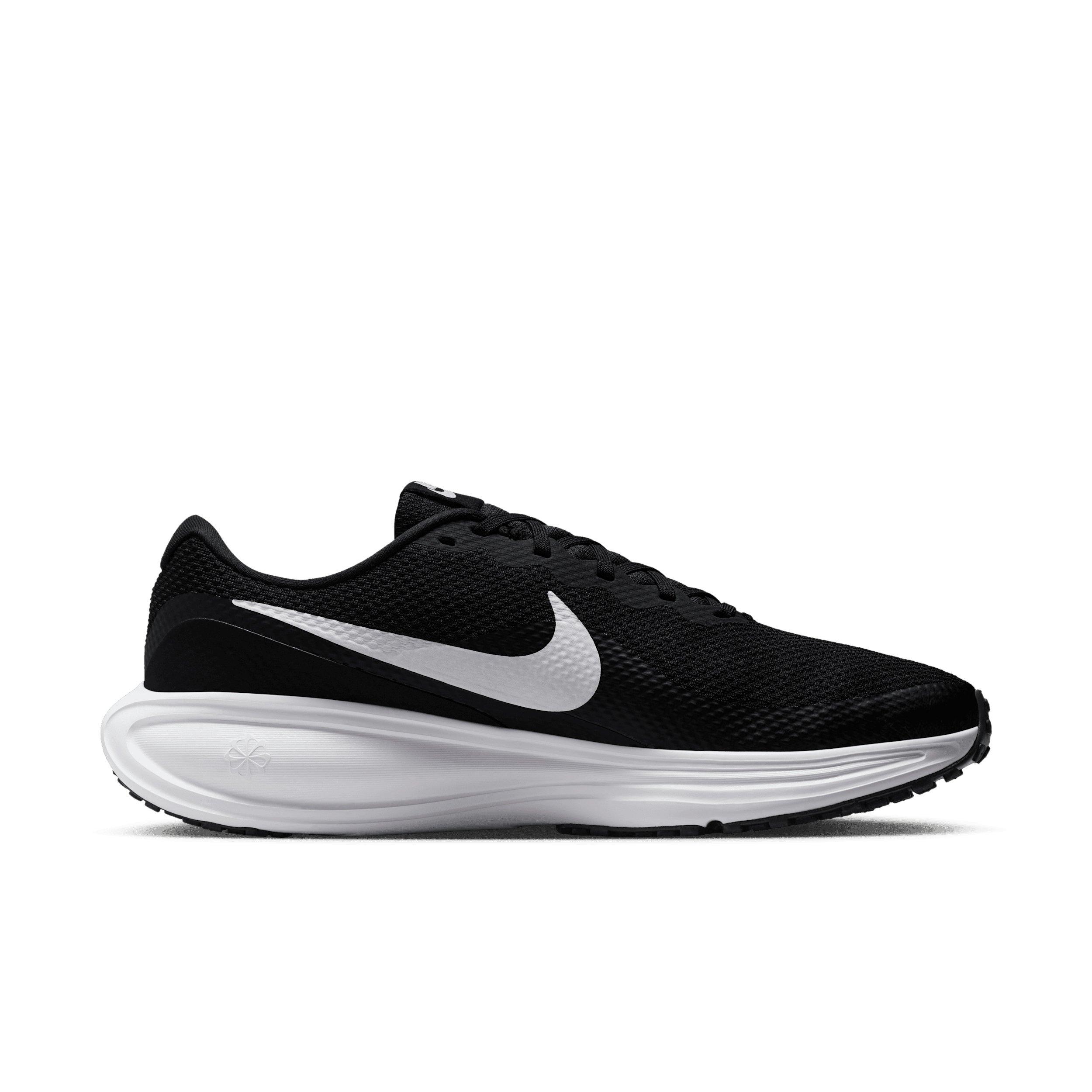 Nike Revolution 8 "Black/Black/White" Men's Wide Running Shoe - BLACK/BLACK/WHITE Thumbnail View 1