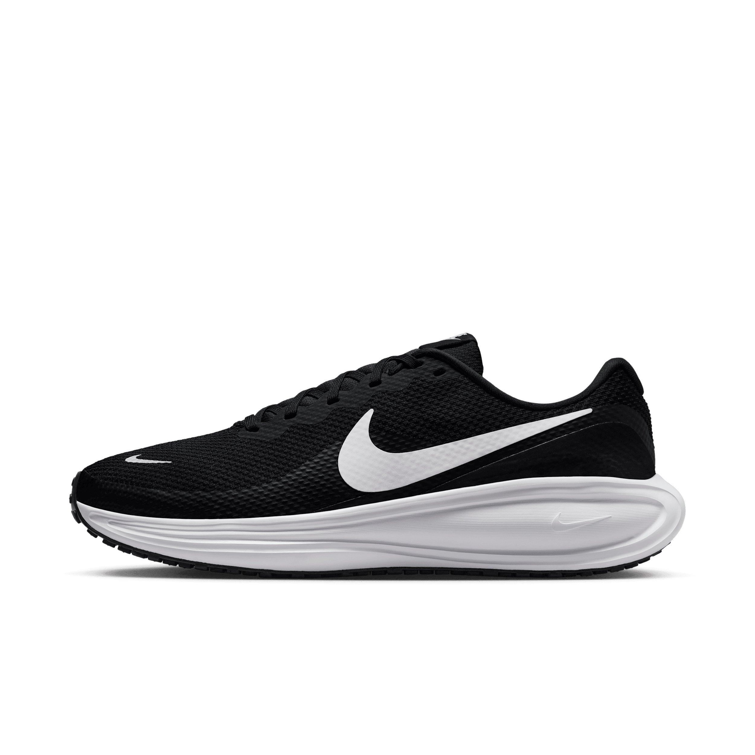Nike Revolution 8 "Black/Black/White" Men's Wide Running Shoe - BLACK/BLACK/WHITE Thumbnail View 2