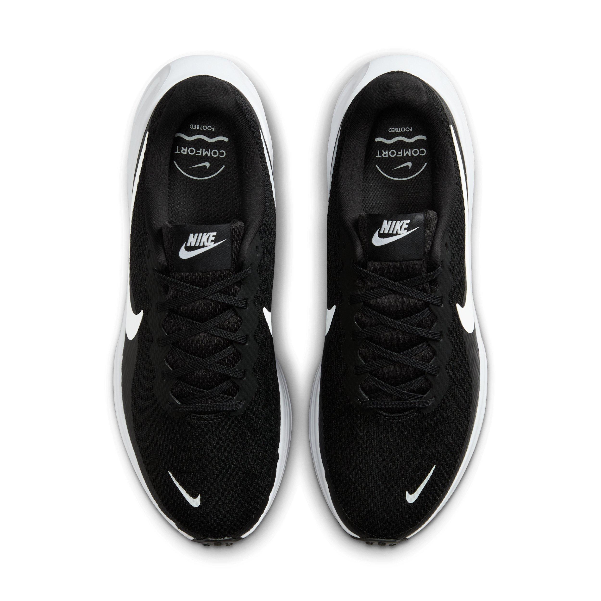 Nike Revolution 8 "Black/Black/White" Men's Wide Running Shoe - BLACK/BLACK/WHITE Thumbnail View 4