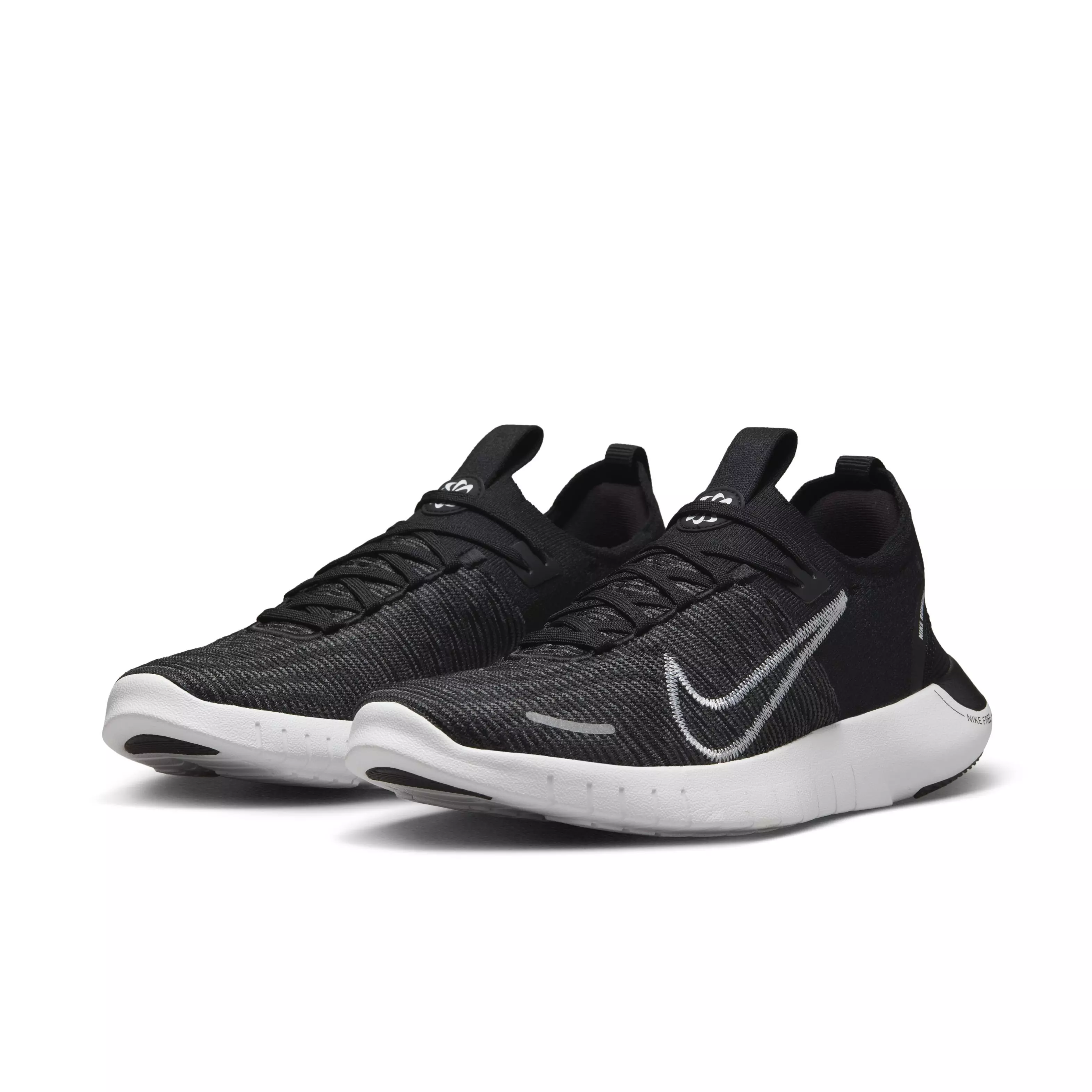Nike Free RN NN "Black/White/Anthracite" Men's Running Shoe - BLACK/WHITE/ANTHRACITE