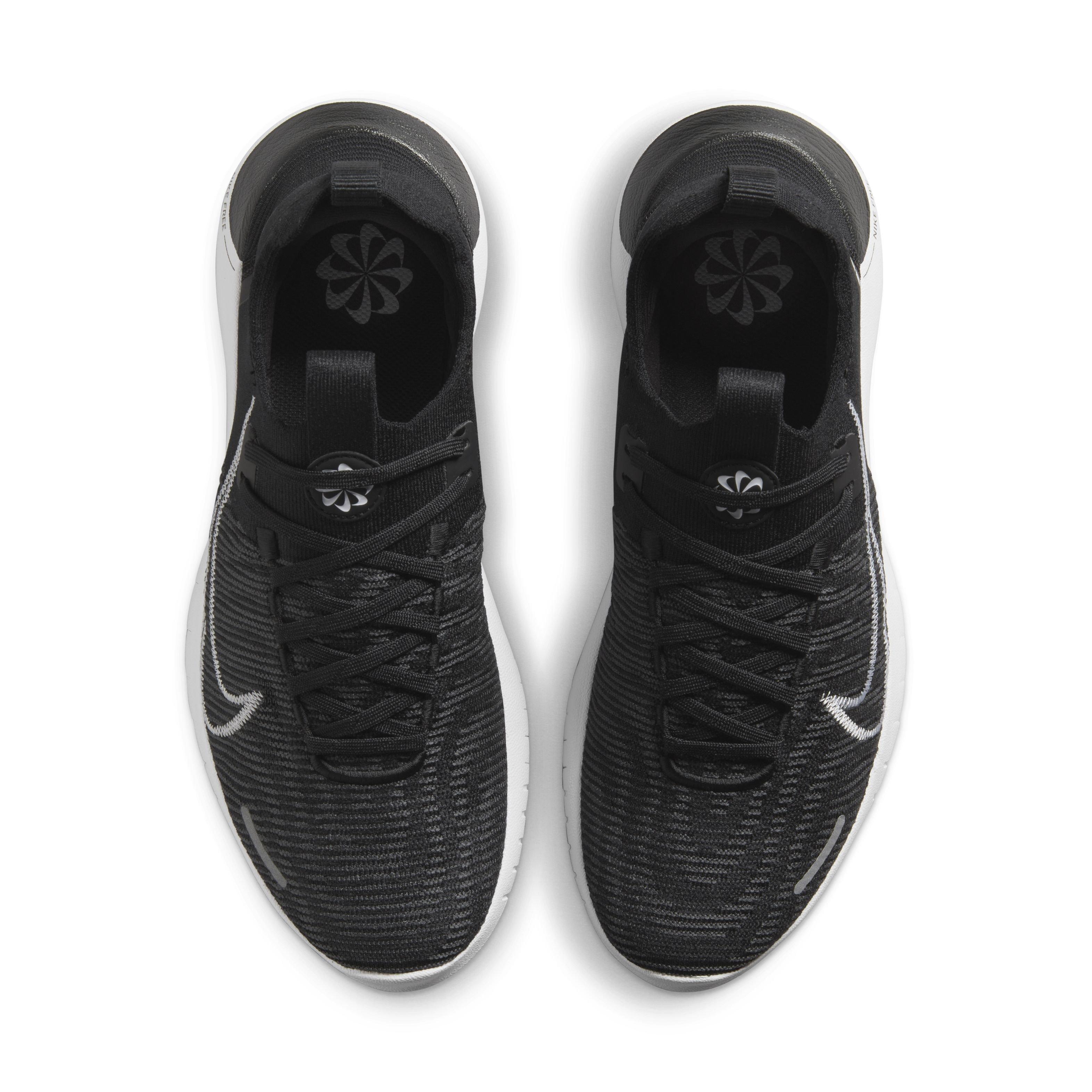 Nike Free RN NN "Black/White/Anthracite" Men's Running Shoe - BLACK/WHITE/ANTHRACITE Thumbnail View 4