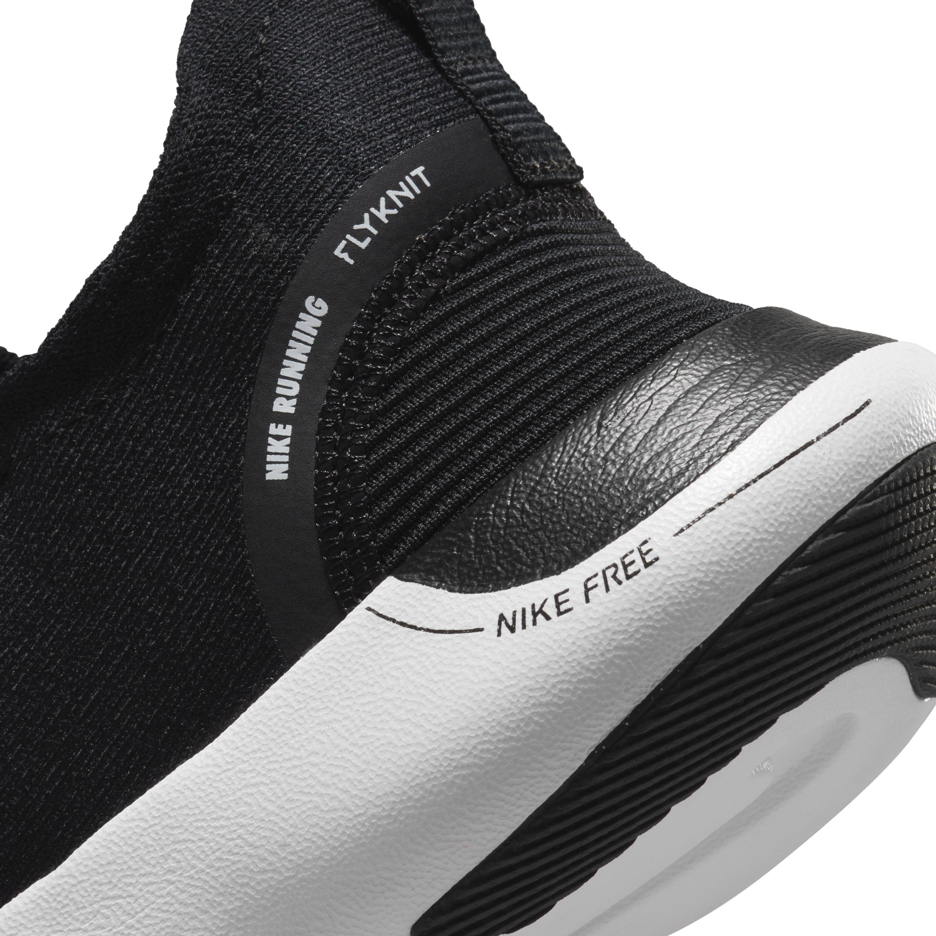 Nike Free RN NN "Black/White/Anthracite" Men's Running Shoe - BLACK/WHITE/ANTHRACITE Thumbnail View 8