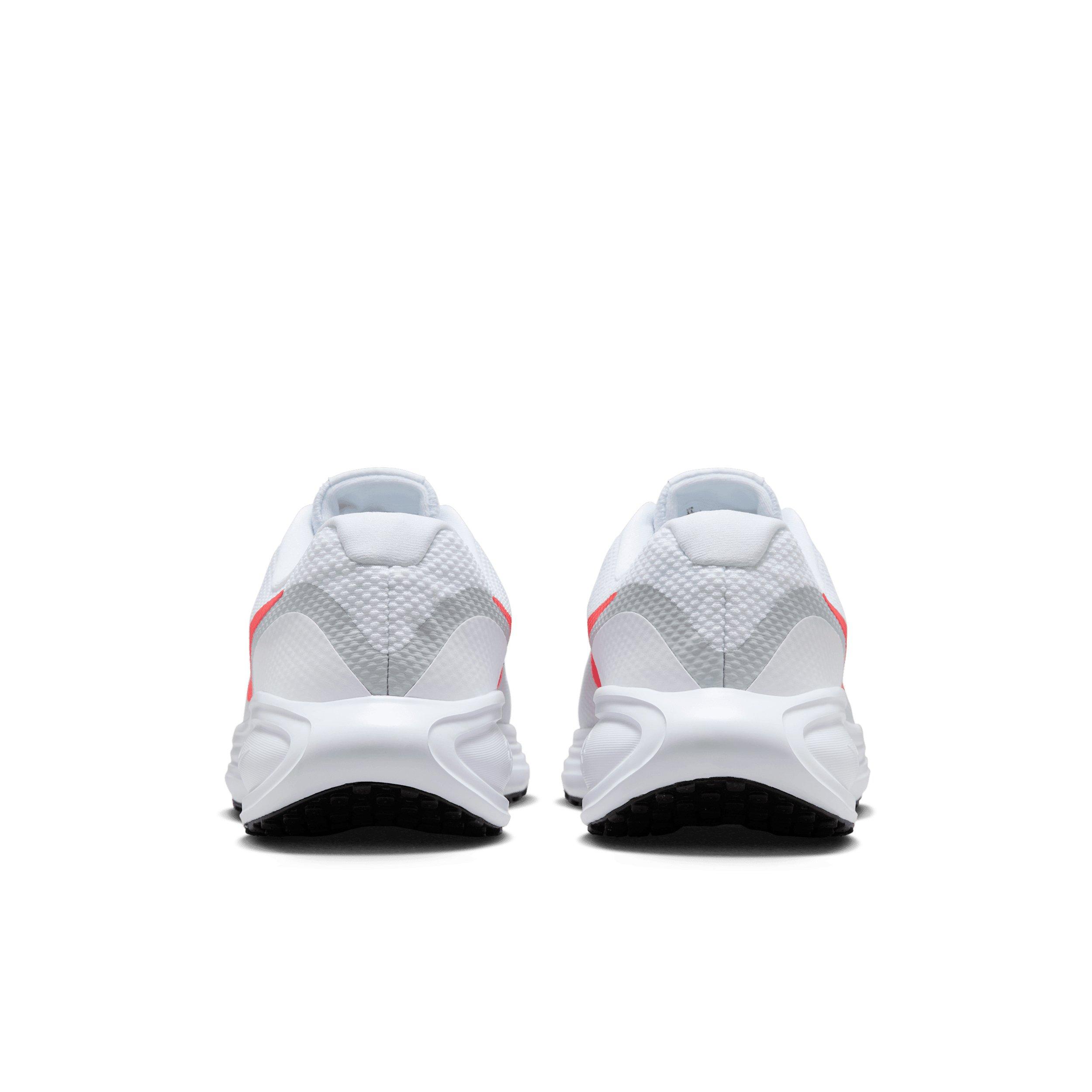 Nike Revolution 8 "White/Pure Platinum/Black/Bright Crimson" Men's Wide Running Shoe - WHITE/PLATINUM/BLACK/CRIMSON Thumbnail View 5