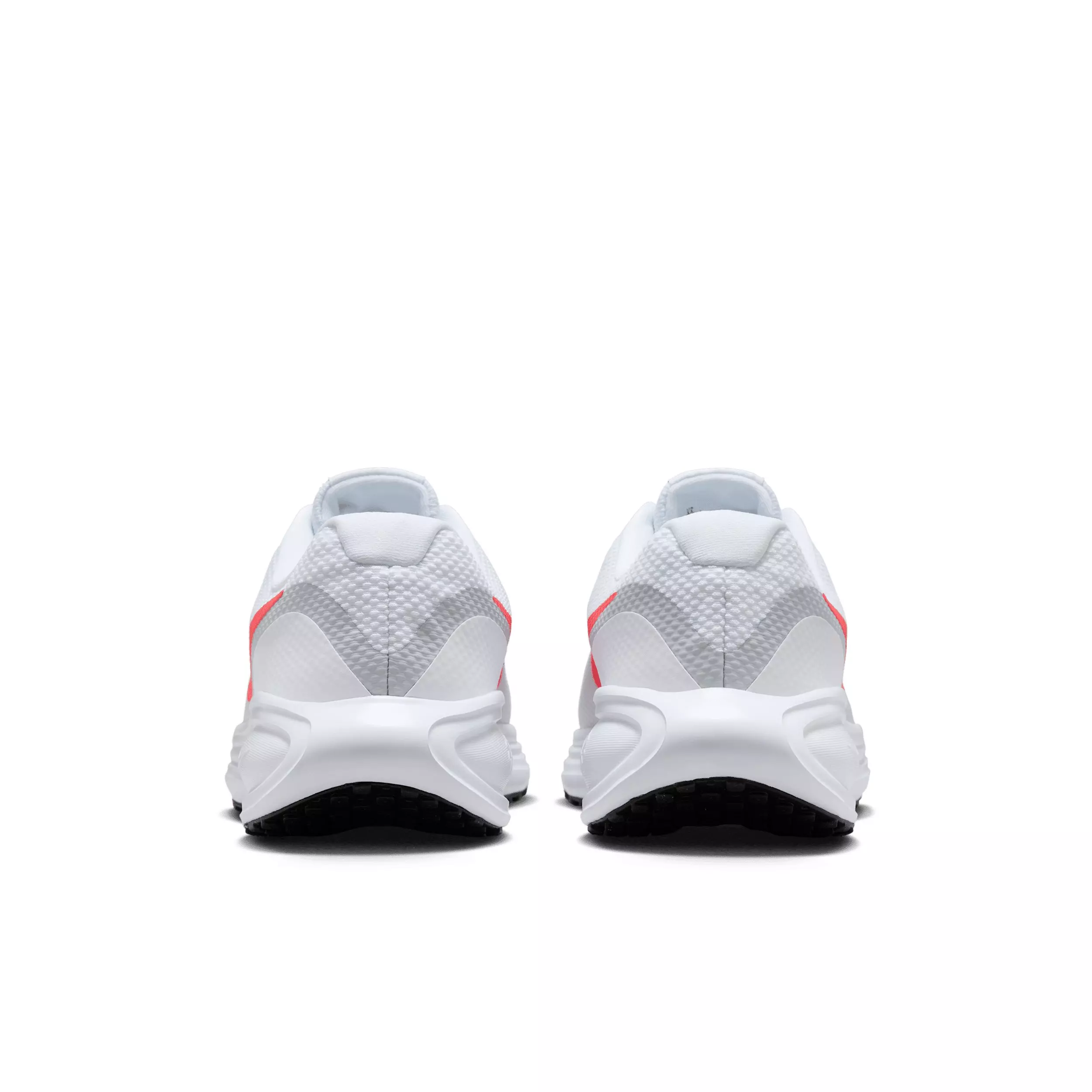 Nike Revolution 8 "White/Pure Platinum/Black/Bright Crimson" Men's Wide Running Shoe - WHITE/PLATINUM/BLACK/CRIMSON