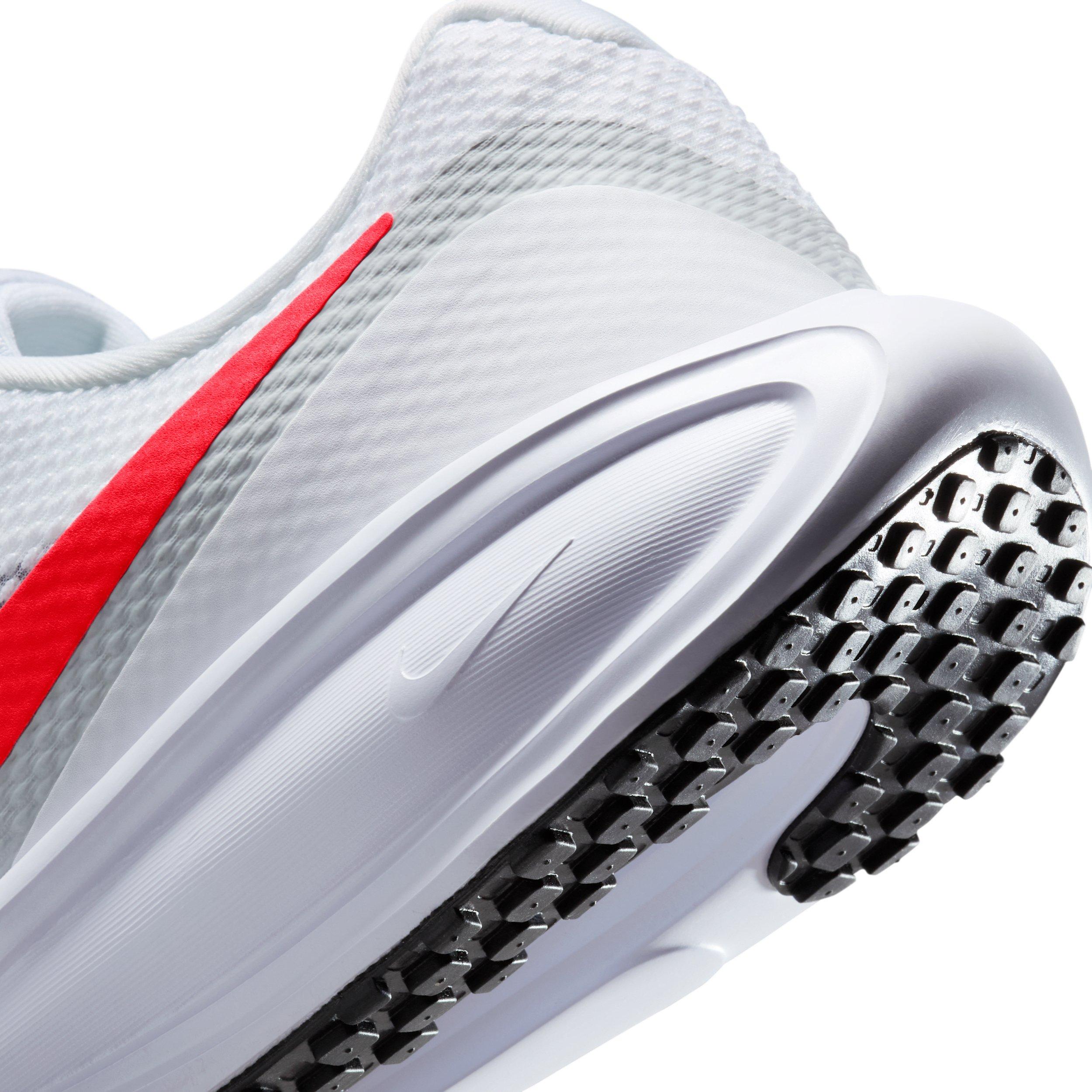 Nike Revolution 8 "White/Pure Platinum/Black/Bright Crimson" Men's Wide Running Shoe - WHITE/PLATINUM/BLACK/CRIMSON Thumbnail View 8