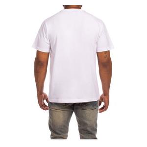 AKOO Men's Script Short Sleeve Knit Tee - White - WHITE