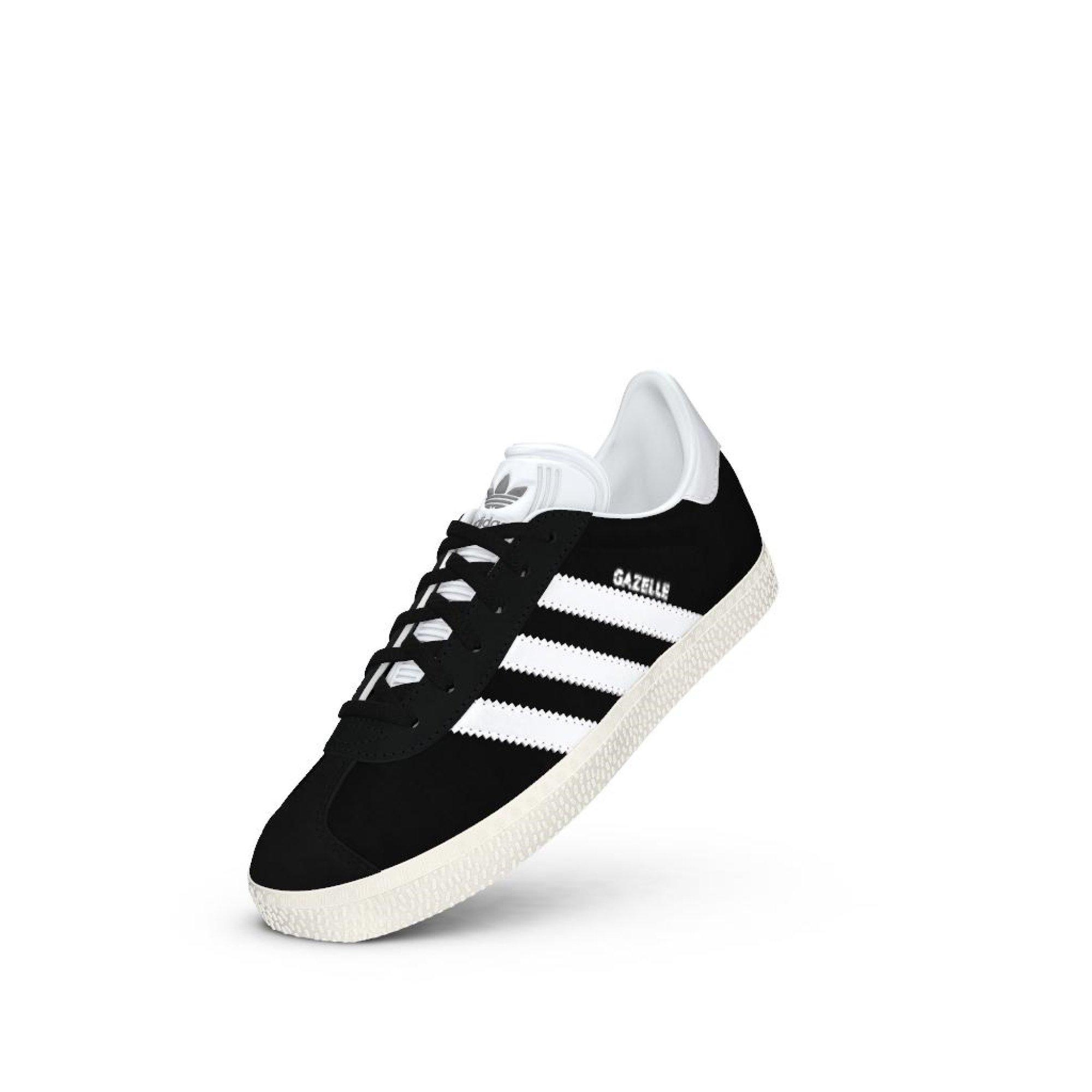 adidas gazelle black kids