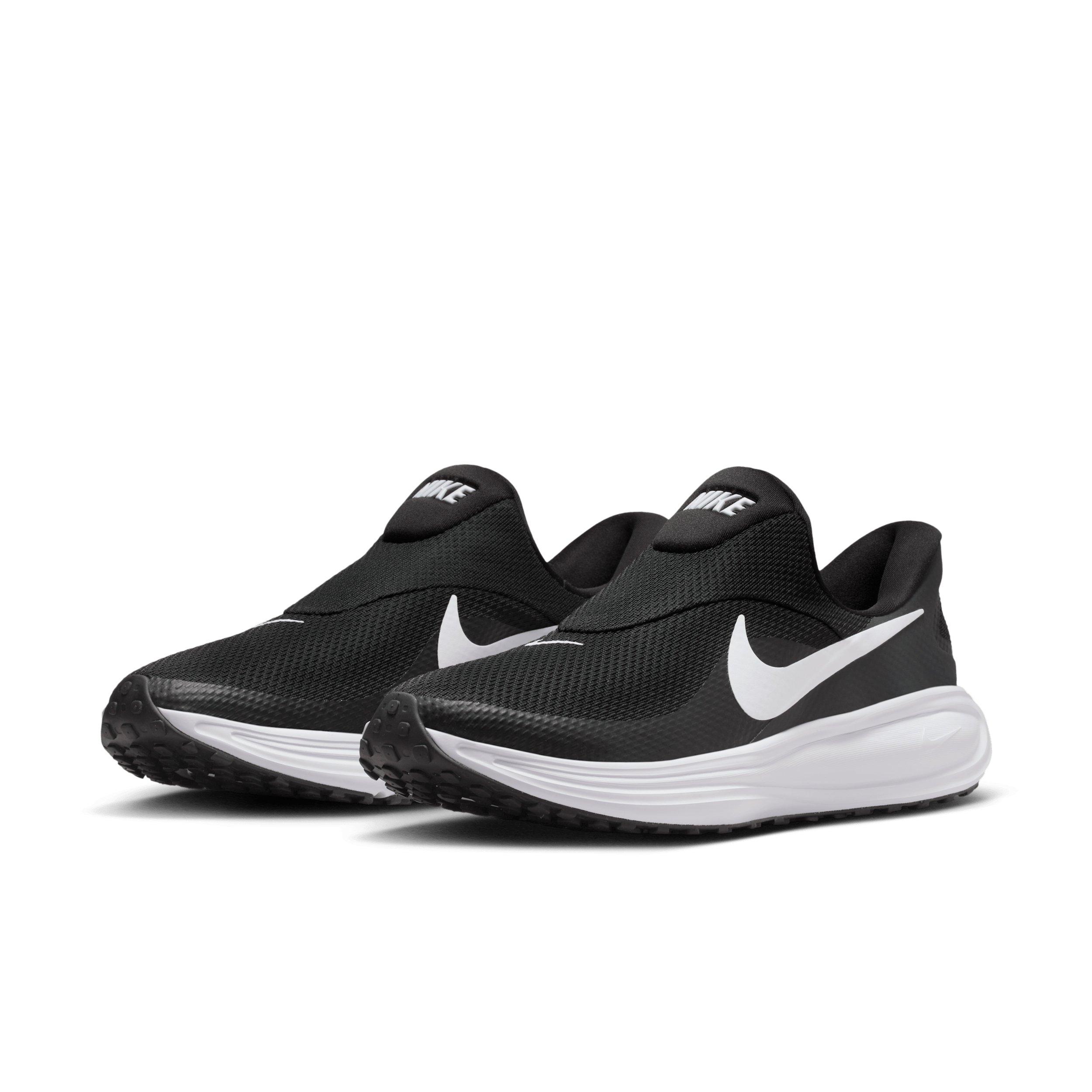 Nike Revolution 8 EasyOn "Black/Anthracite/Wolf Grey/White" Men's Running Shoe - BLACK/ANTHRACITE/GREY/WHITE Thumbnail View 3