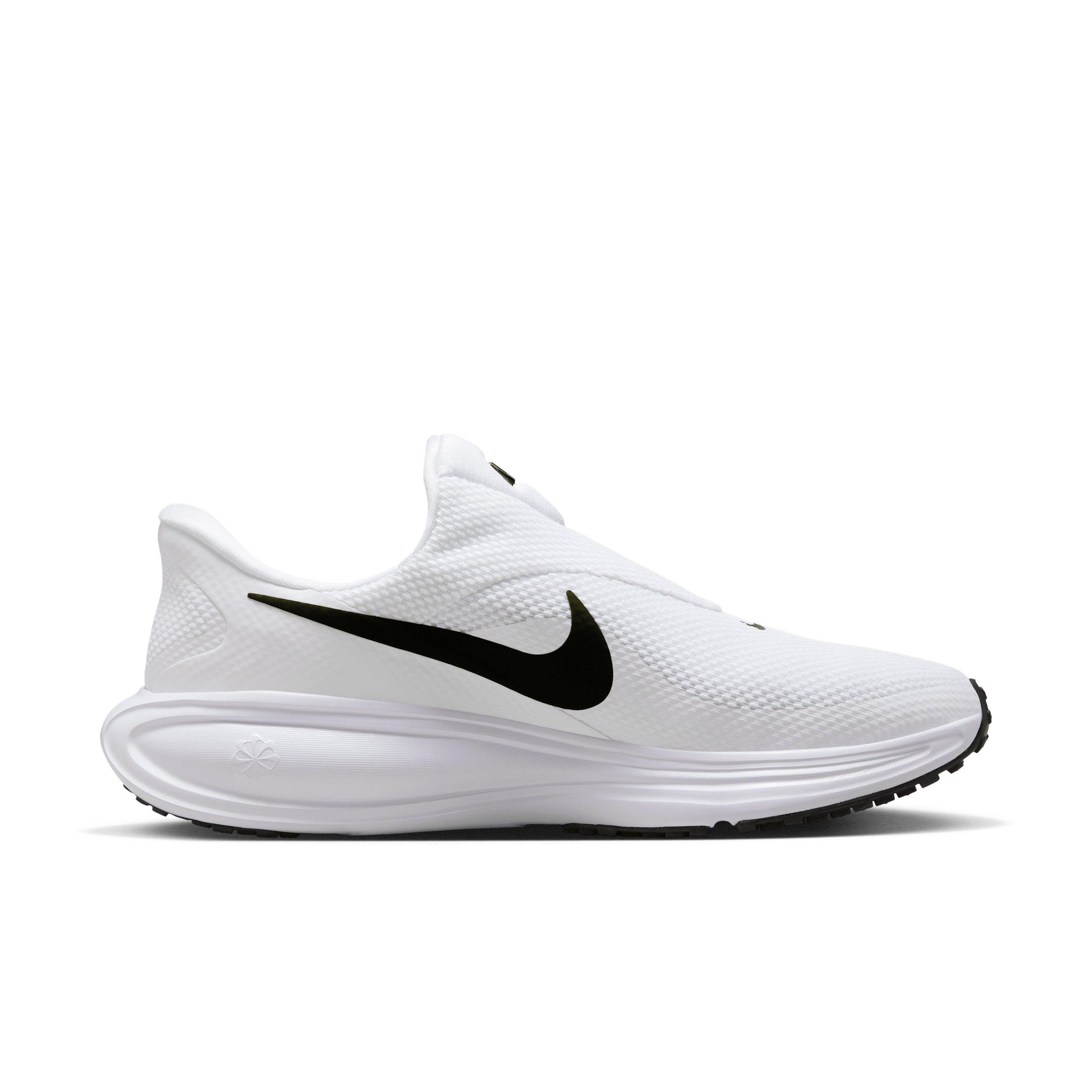 Nike Revolution 8 EasyOn "White/Wolf Grey/Black" Men's Running Shoe - WHITE/GREY/BLACK Thumbnail View 1