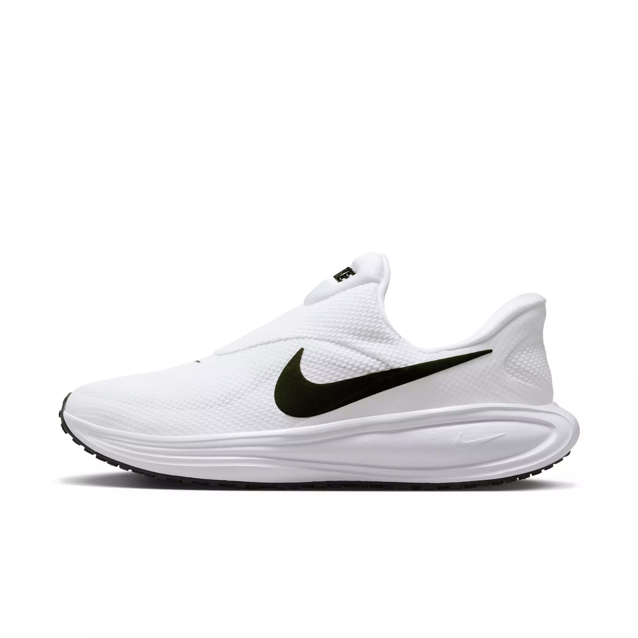 Nike Revolution 8 EasyOn "White/Wolf Grey/Black" Men's Running Shoe - WHITE/GREY/BLACK