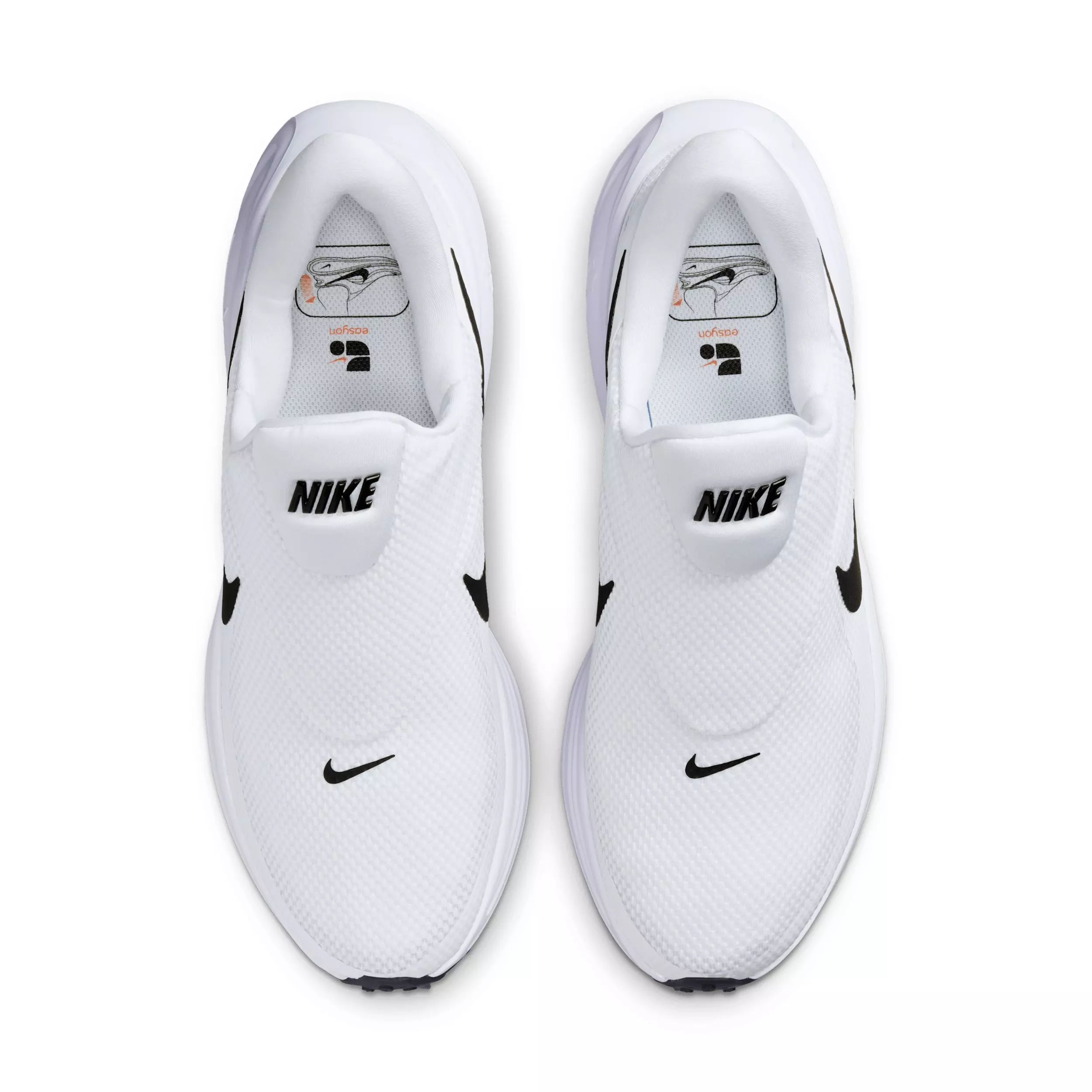 Nike Revolution 8 EasyOn "White/Wolf Grey/Black" Men's Running Shoe - WHITE/GREY/BLACK