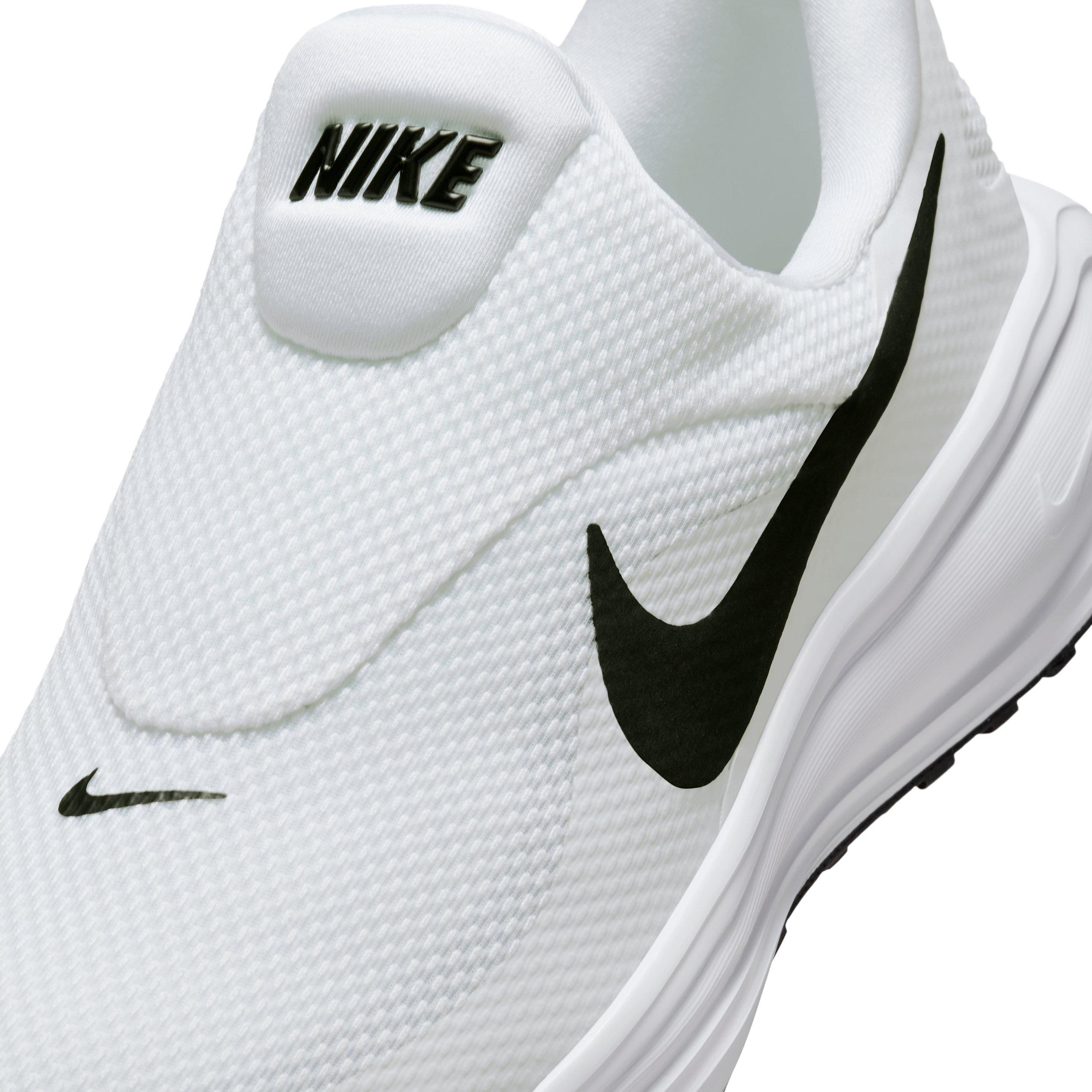 Nike Revolution 8 EasyOn "White/Wolf Grey/Black" Men's Running Shoe - WHITE/GREY/BLACK Thumbnail View 7