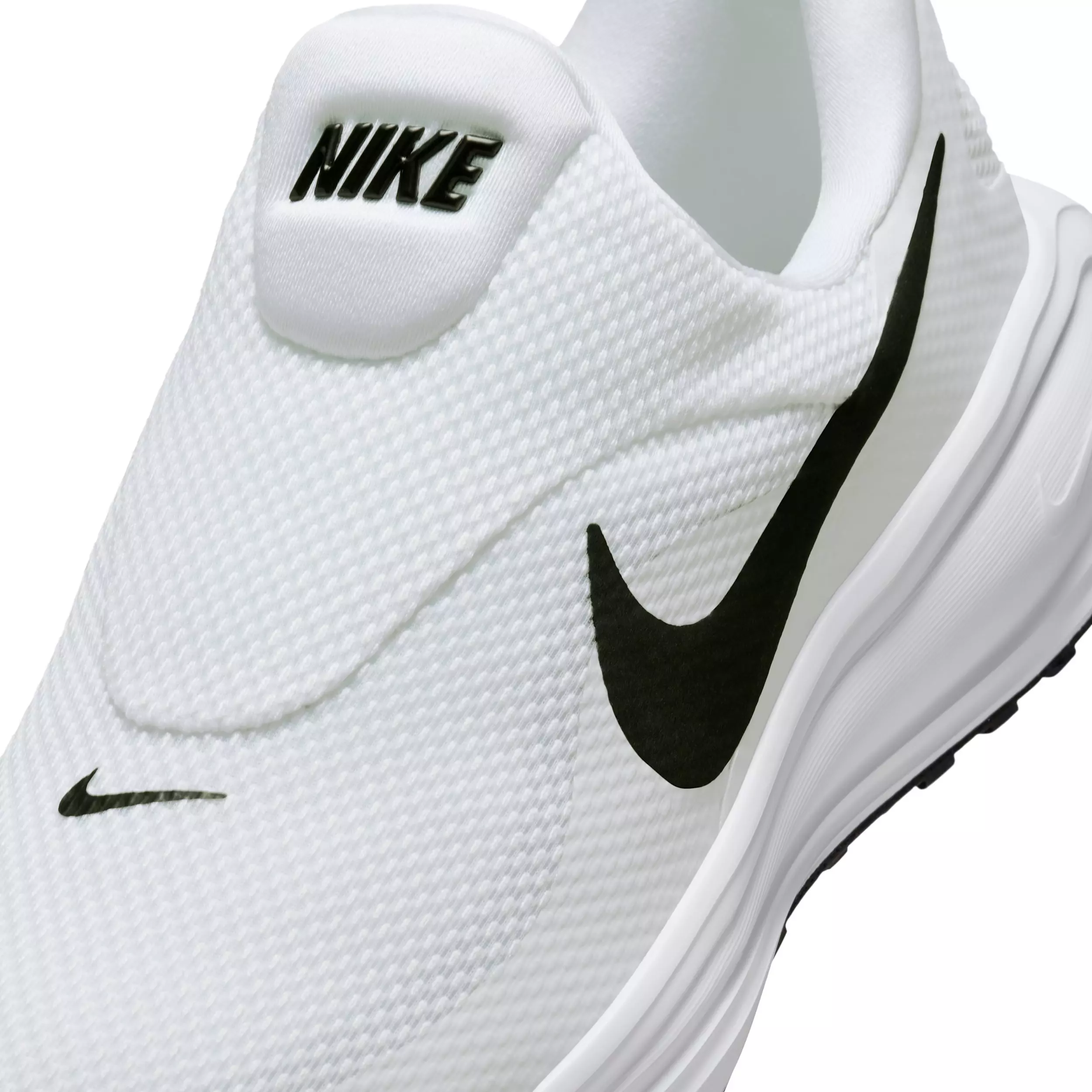 Nike Revolution 8 EasyOn "White/Wolf Grey/Black" Men's Running Shoe - WHITE/GREY/BLACK