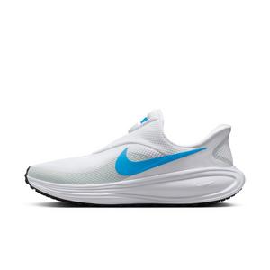 Nike Revolution 8 EasyOn "White/Pure Platinum/Black/Blue Hero" Men's Running Shoe