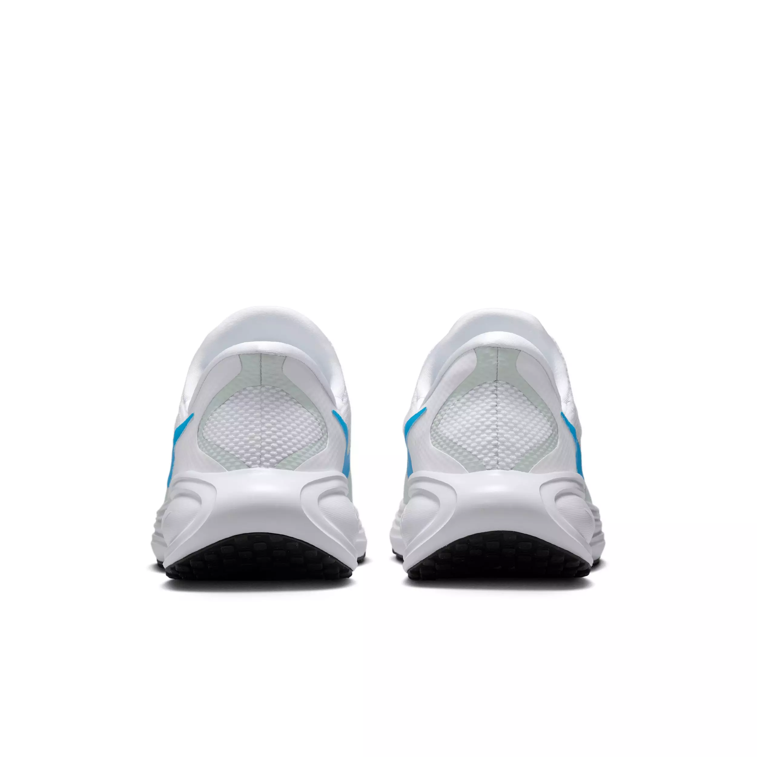 Nike Revolution 8 EasyOn "White/Pure Platinum/Black/Blue Hero" Men's Running Shoe - WHITE/PLATINUM/BLACK/BLUE