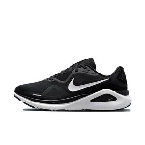 Nike Structure 26 "Black/Wolf Grey/Metallic Silver/White" Men's Wide Running Shoe