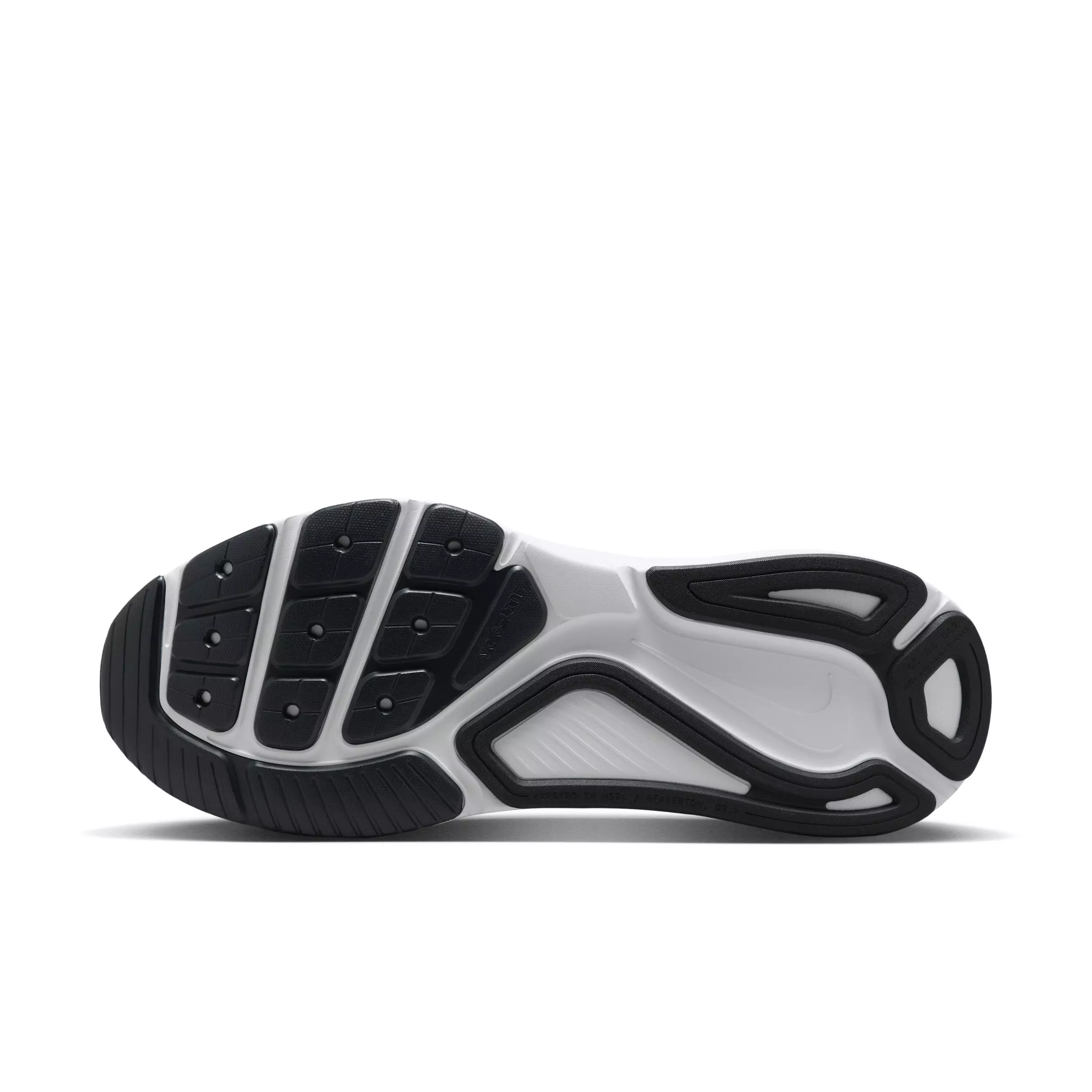 Nike Structure 26 "Black/Wolf Grey/Metallic Silver/White" Men's Wide Running Shoe - BLACK/GREY/SILVER/WHITE