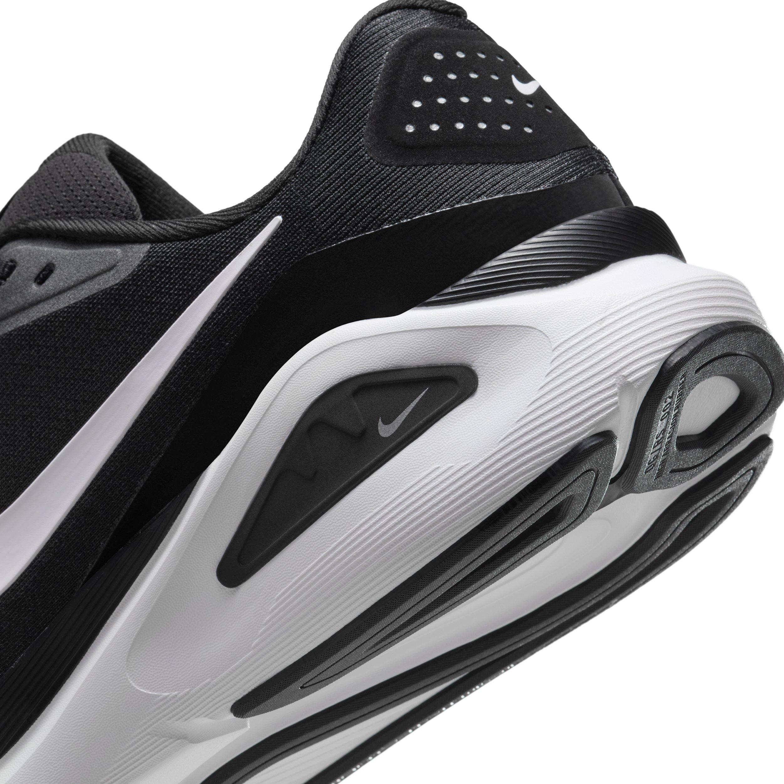 Nike Structure 26 "Black/Wolf Grey/Metallic Silver/White" Men's Wide Running Shoe - BLACK/GREY/SILVER/WHITE Thumbnail View 8