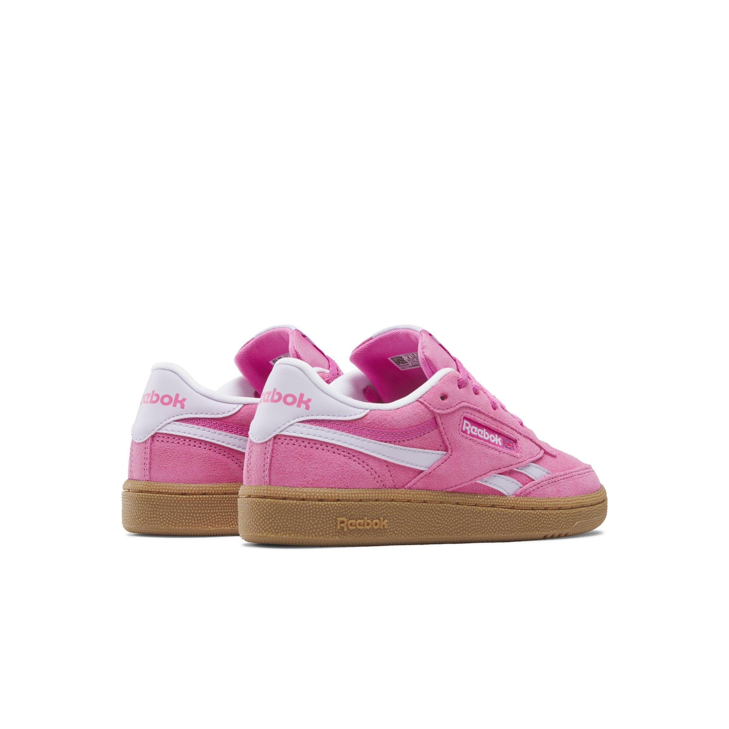 Reebok Club C Revenge Grade School Girls' "Pink/White/Gum" Shoe