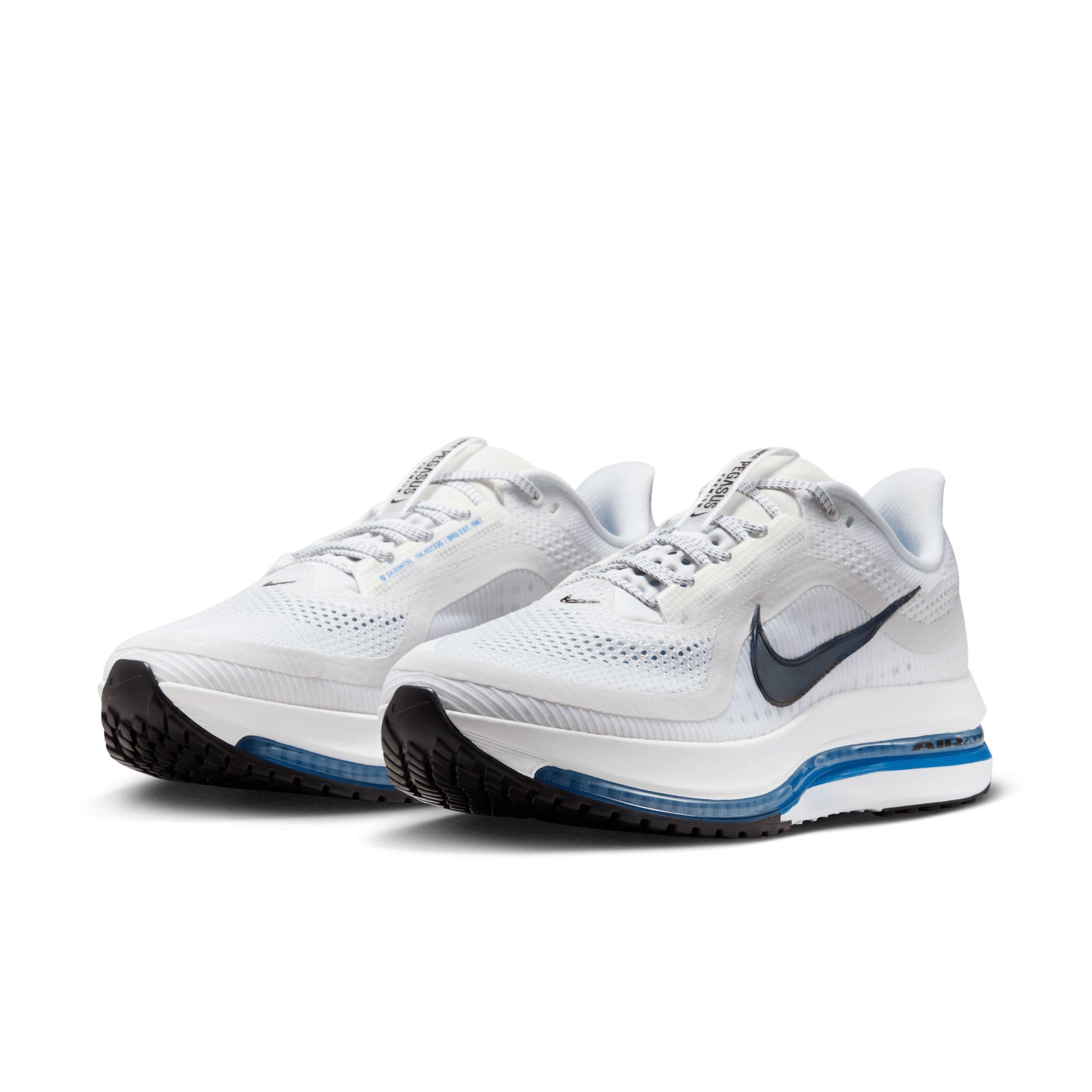 Nike Pegasus Premium "White/Photo Blue/Pure Platinum/Black" Men's Running Shoe - WHITE/BLUE/PLATINUM/BLACK Thumbnail View 3