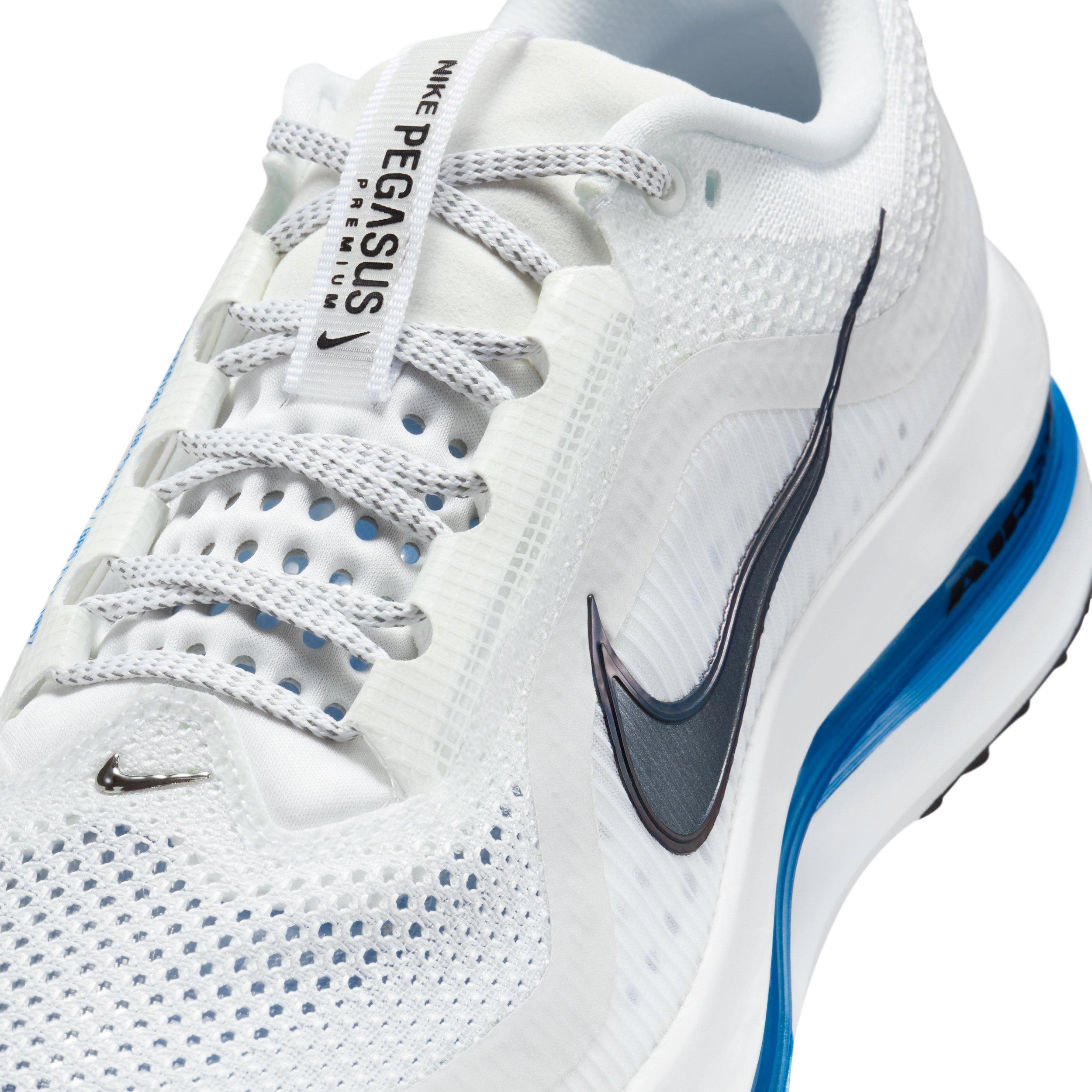 Nike Pegasus Premium "White/Photo Blue/Pure Platinum/Black" Men's Running Shoe - WHITE/BLUE/PLATINUM/BLACK Thumbnail View 7