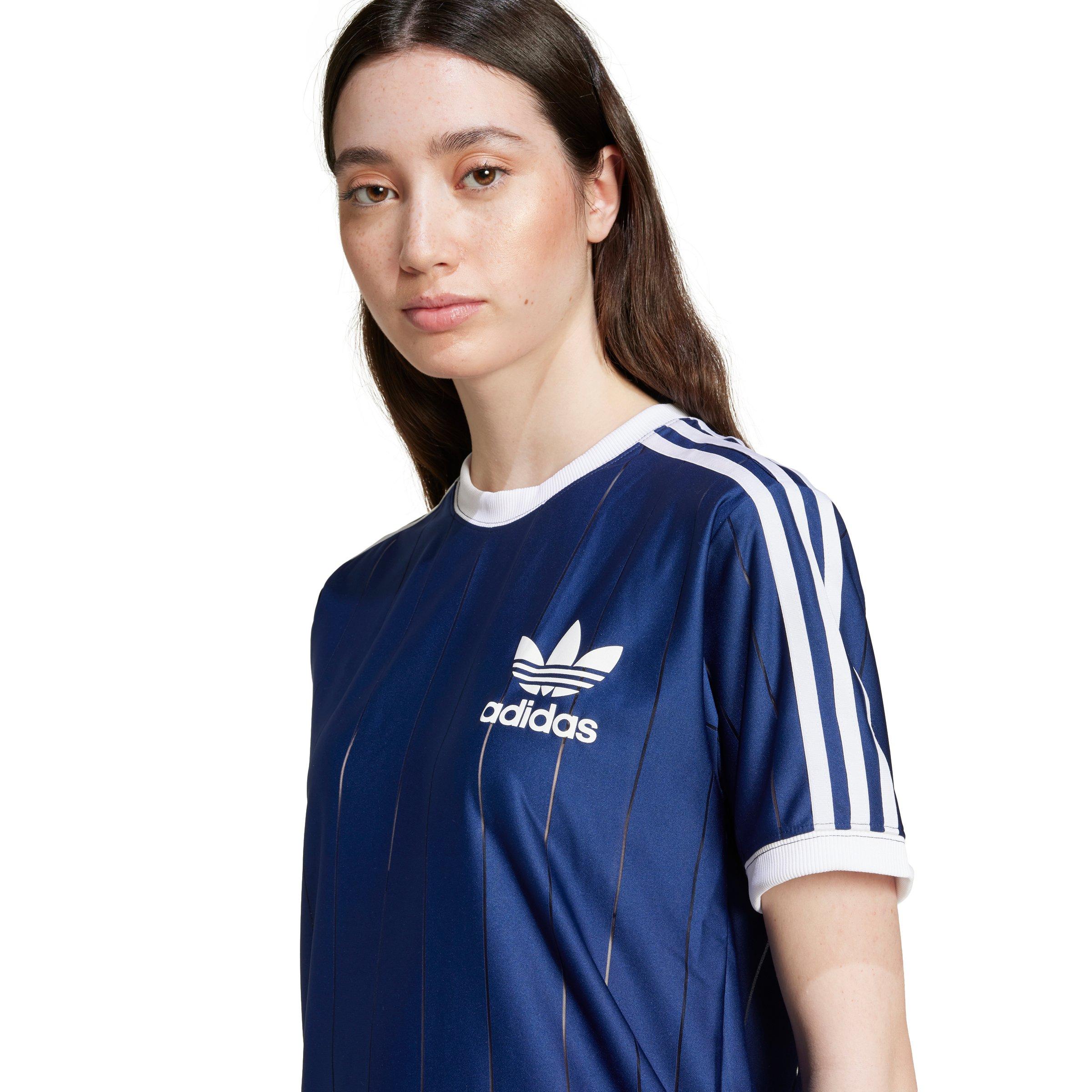adidas Originals Women's Adicolor 3-Stripes Pinstripe T
