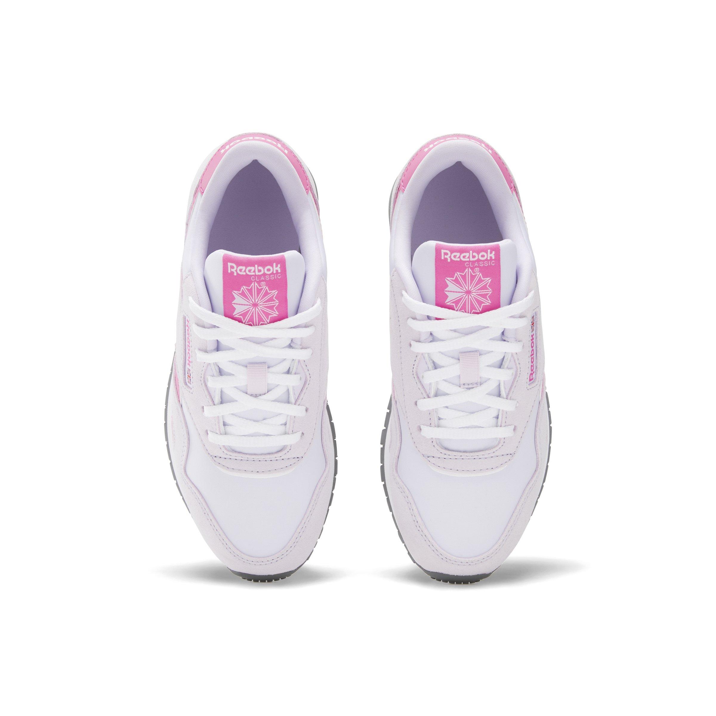 Reebok Classic Nylon Grade School Girls' "Light Purple/Pink/White" Shoe