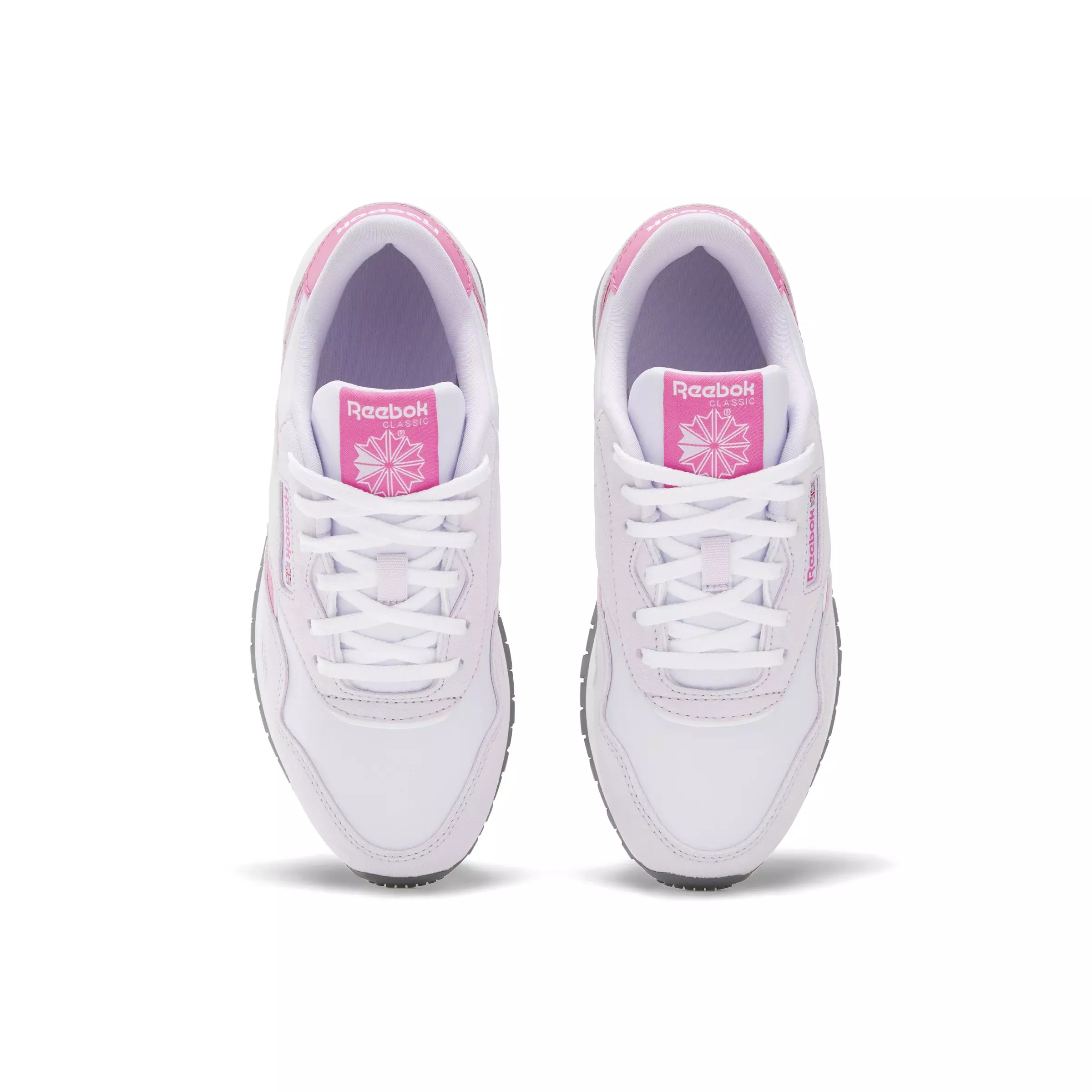 Reebok Classic Nylon "Light Purple/Pink/White" Grade School Girls' Shoe - LT PURPLE/PINK/WHITE