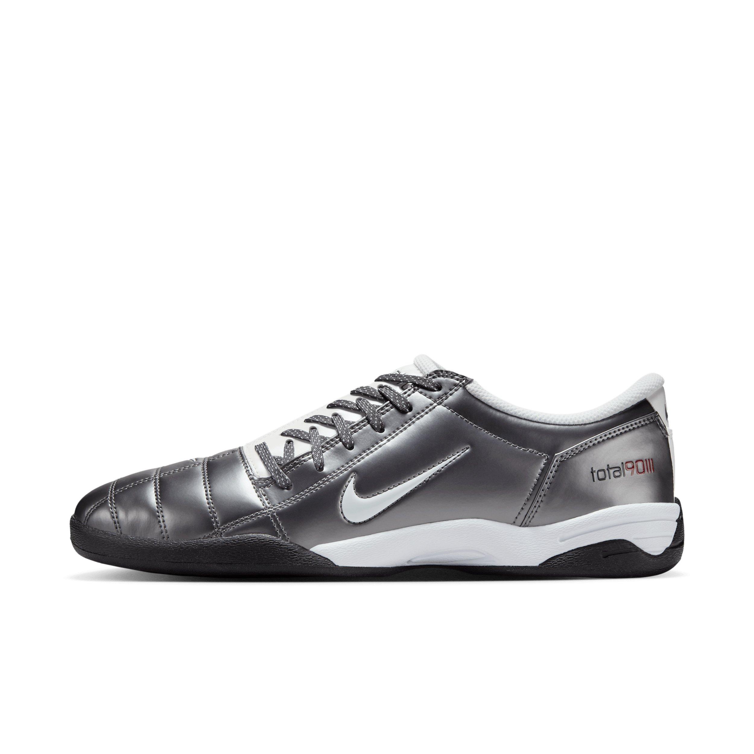 Nike Total 90 "Light Graphite/White/Black/Metallic Summit White" Men's Shoe - LT GRAPHITE/WHITE/BLACK/WHITE Thumbnail View 2