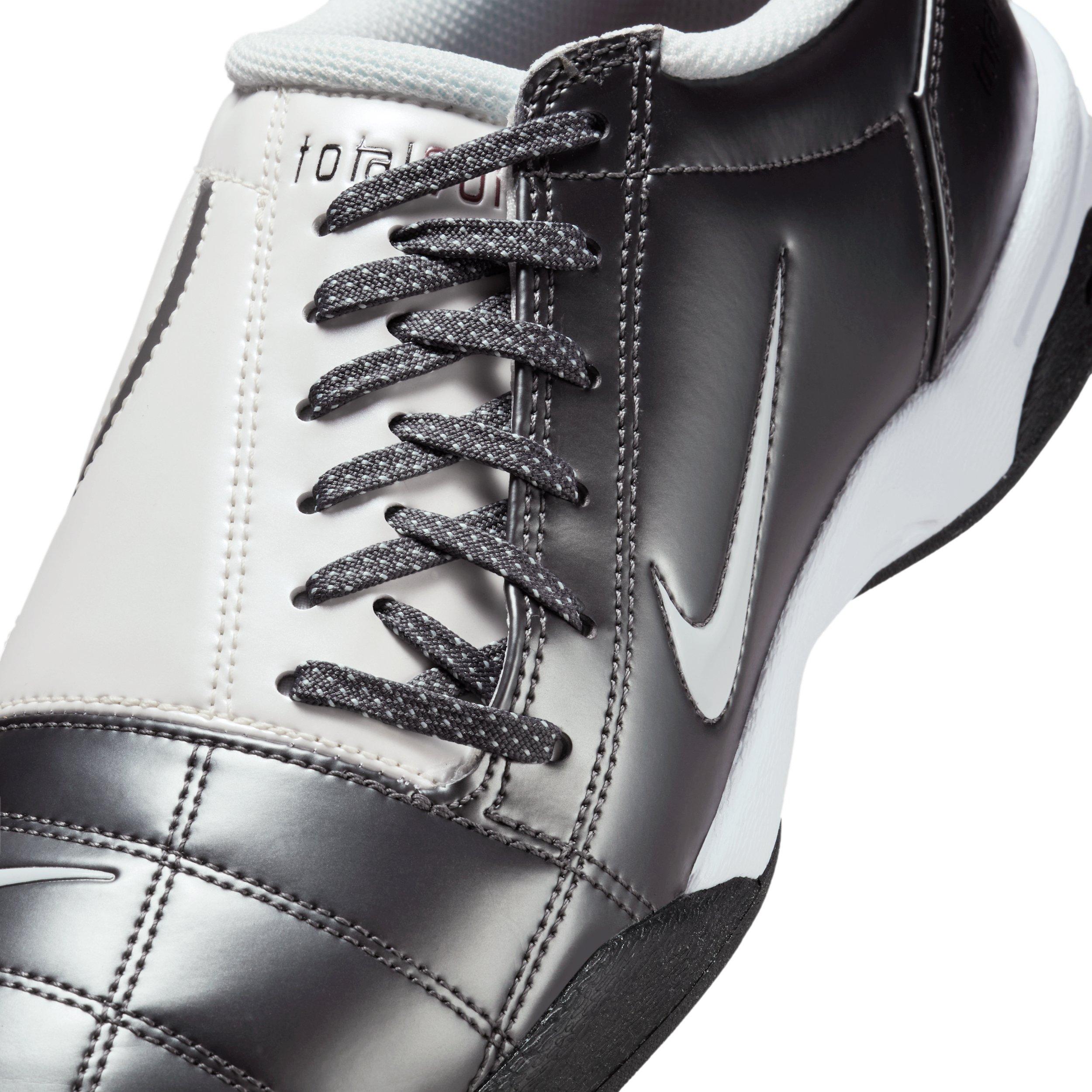 Nike Total 90 "Light Graphite/White/Black/Metallic Summit White" Men's Shoe - LT GRAPHITE/WHITE/BLACK/WHITE Thumbnail View 7