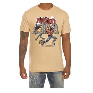 AKOO Men's Get Down Short Sleeve Tee - Sand - SAND