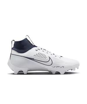 Nike Men's Vapor Edge Pro 360 2 Football Cleats, Size 9, White/Navy