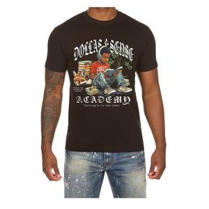 AKOO Men's Academy Short Sleeve Graphic Tee - Black - BLACK