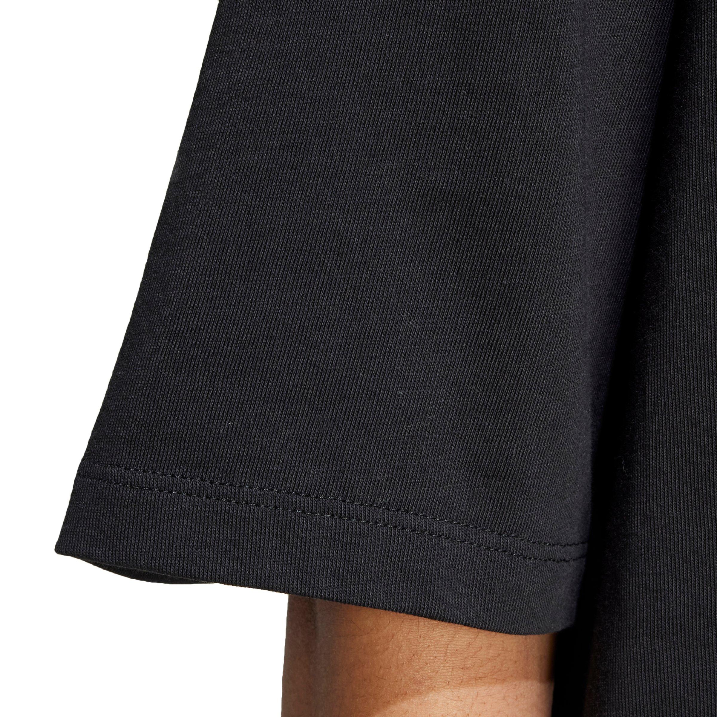 adidas Originals Women's Essentials Boyfriend Loose Tee - Black - BLACK Thumbnail View 4